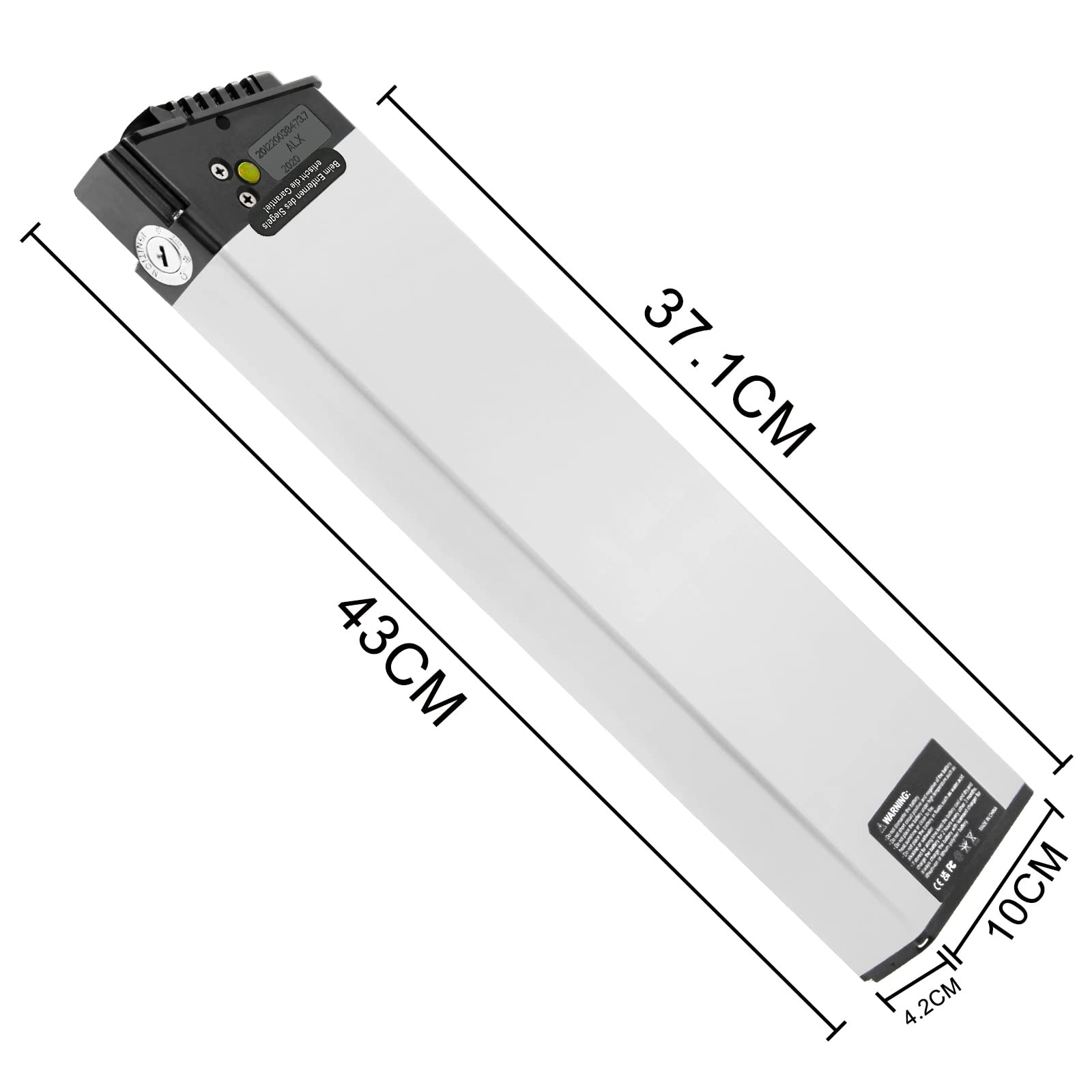 Akumulator do roweru elektrycznego 24 V 36 V 10,5 Ah 14 Ah pasuje do 250 W 350 W 300 W 400 W 500 W 700 W do roweru elektrycznego, akumulatora litowo-jonowego Hailong (24 V 10,5 Ah (50 W-400 W))