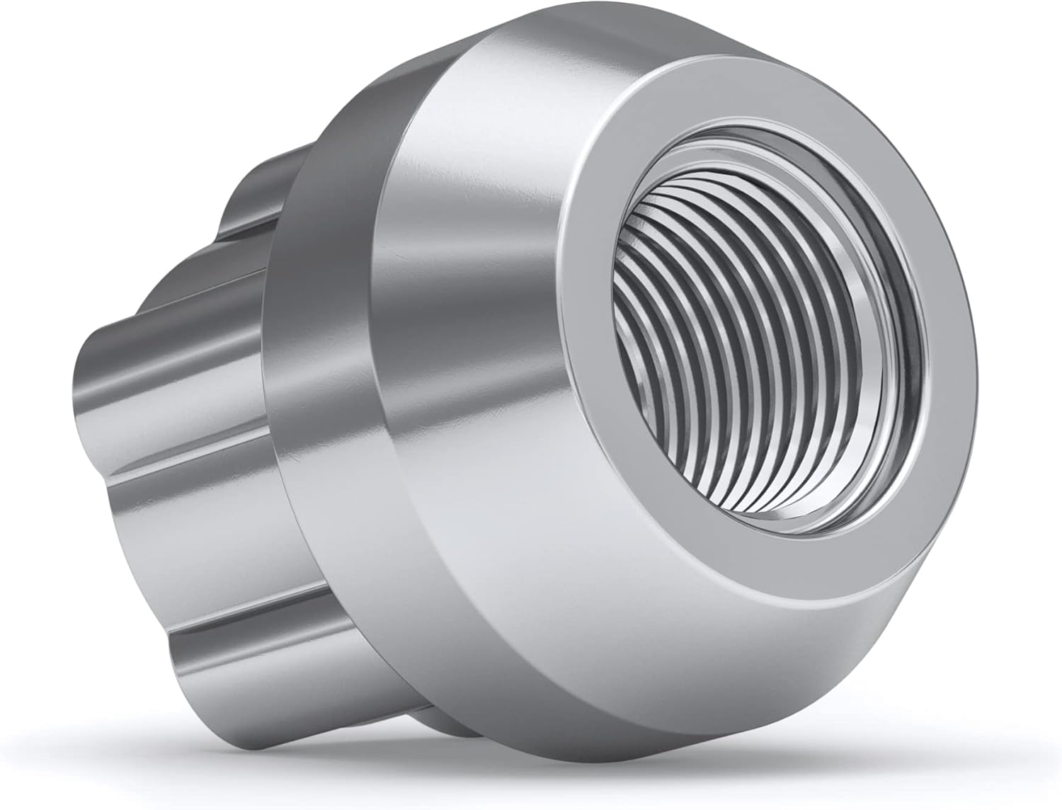 White Knight Wheel Accessories 41900 Chrome M14x1.50 Open End Acorn Wheel Lock Set, 4 Count(Pack of 1), 14mm x 1.50 : Automotive