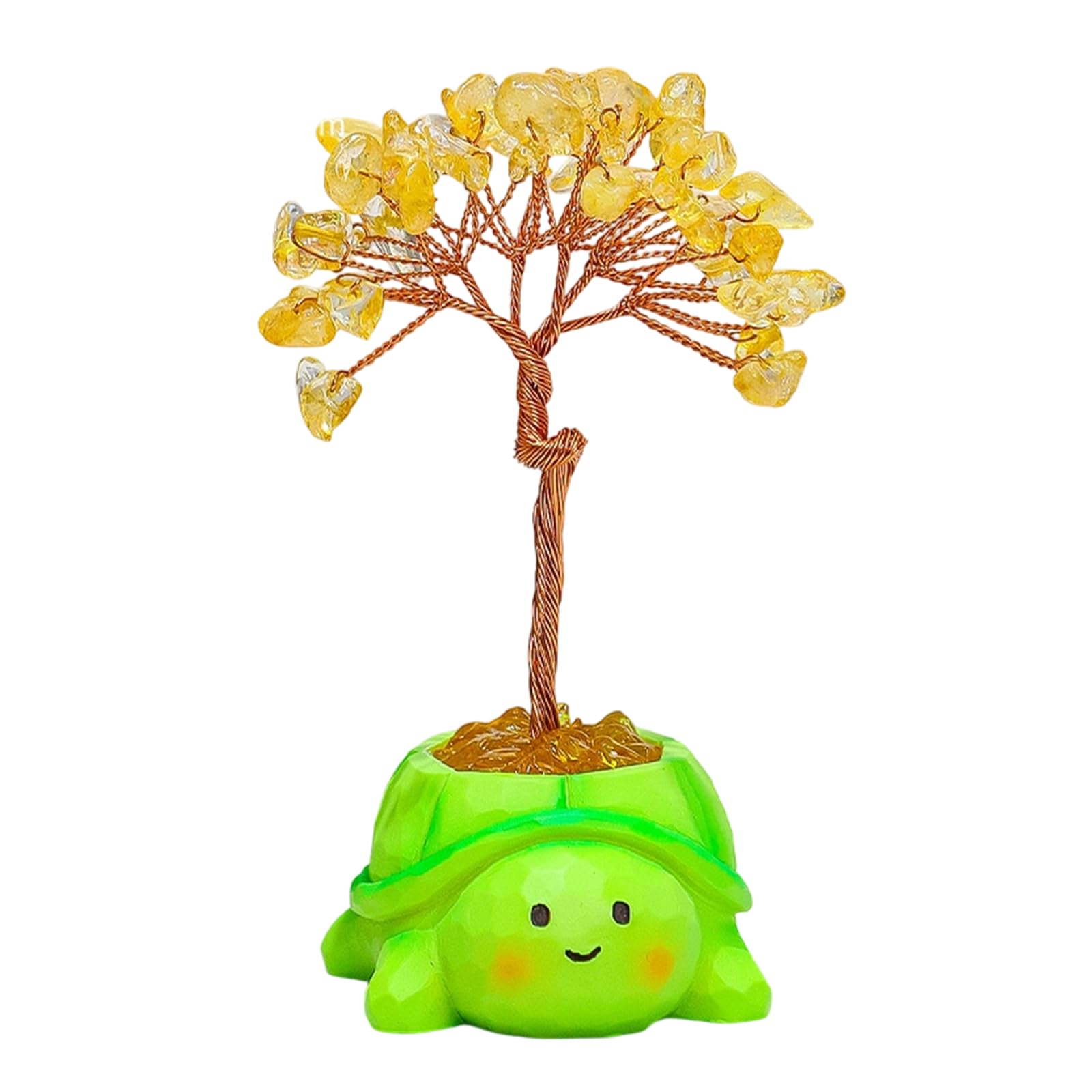 Oxxggkao Crystal Tree with Cartoon Bonsais Quartzs Crystal Money Tree Bonsais Feng Shuis Decors Housewarmings Present Home Decors Feng Shuis Decoration