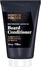 Scotch Porter Restorative Leave-In Beard Conditioner – Deep Conditioning Softener with Lightweight Feel, Reduces Frizz & Provides Long-lasting Hydration & Shine to Dull, Dry, Coarse Beards – 4 oz.