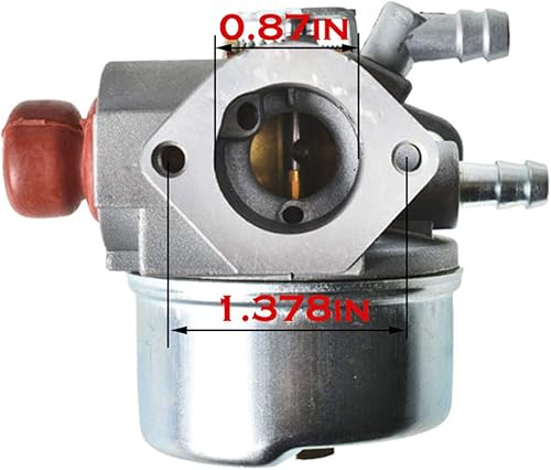 Miniatura 5 de ALL-CARB Carburador 640025A 640004 con filtro de aire de repuesto para Tecumseh OHH50 OHH55 OHH60 OHH65 4.5HP 5HP 5.5HP 6HP 6.5HP OHV HOR reemplazo