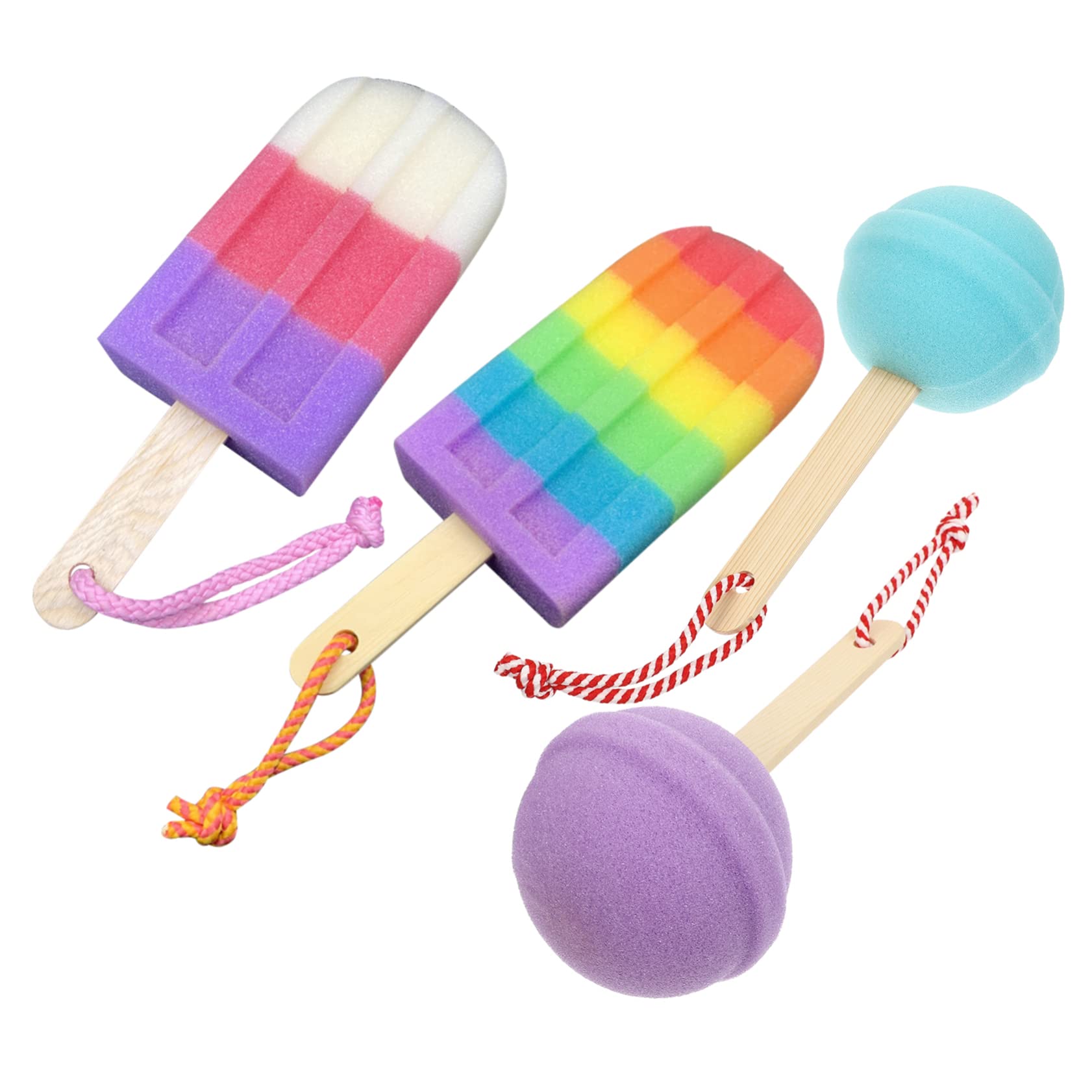 POPETPOP 20 Pezzi Spugna Da Bagno Luffa Spugna Soffio Spugna Luffa Spugna Per Il Lavaggio Del Corpo Bambino Spugna Per Il Bagno Asciugamani Per Il Bambino Scrubber Per
