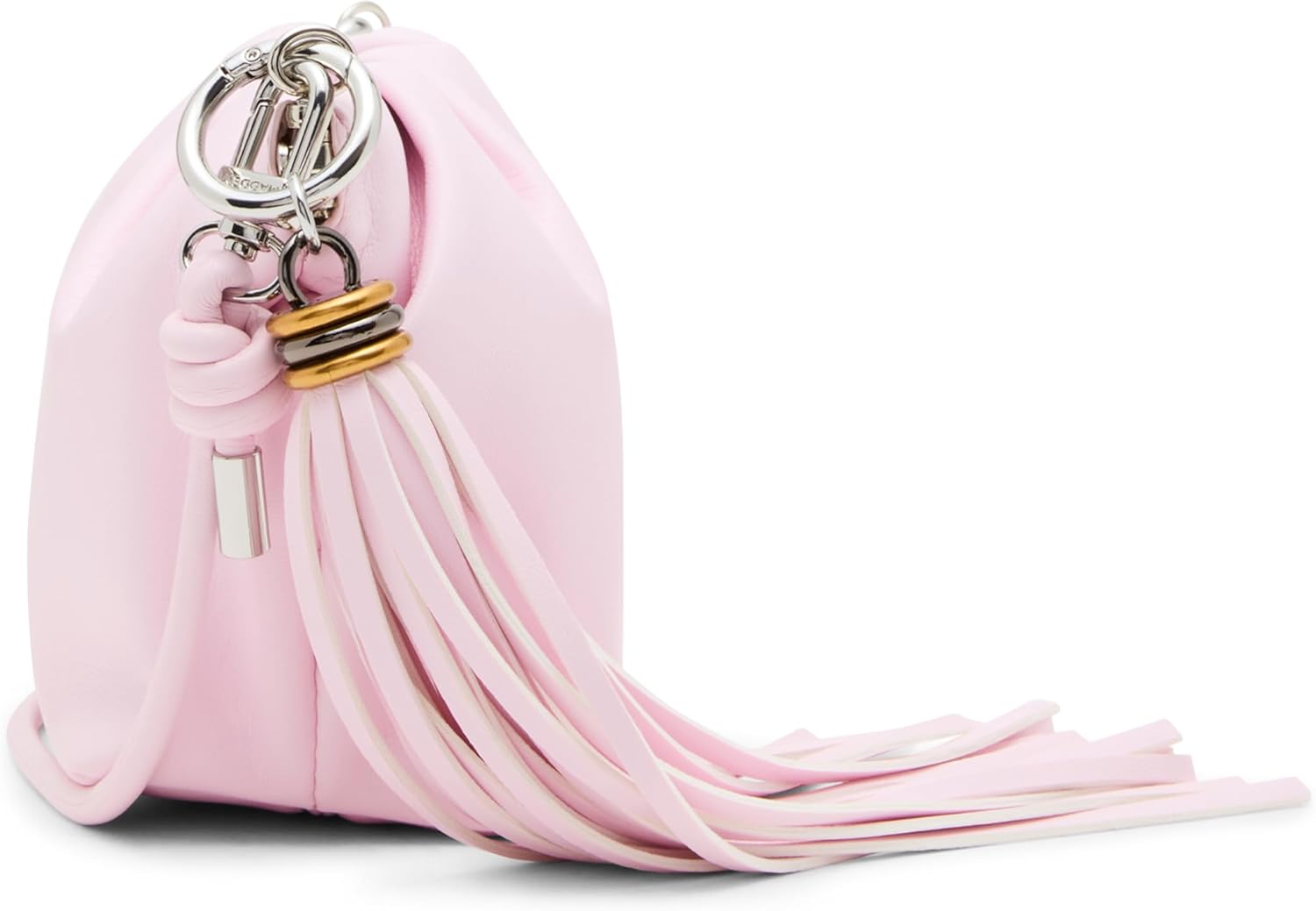 Steve Madden Linzy Ruched Clutch with Tassel
