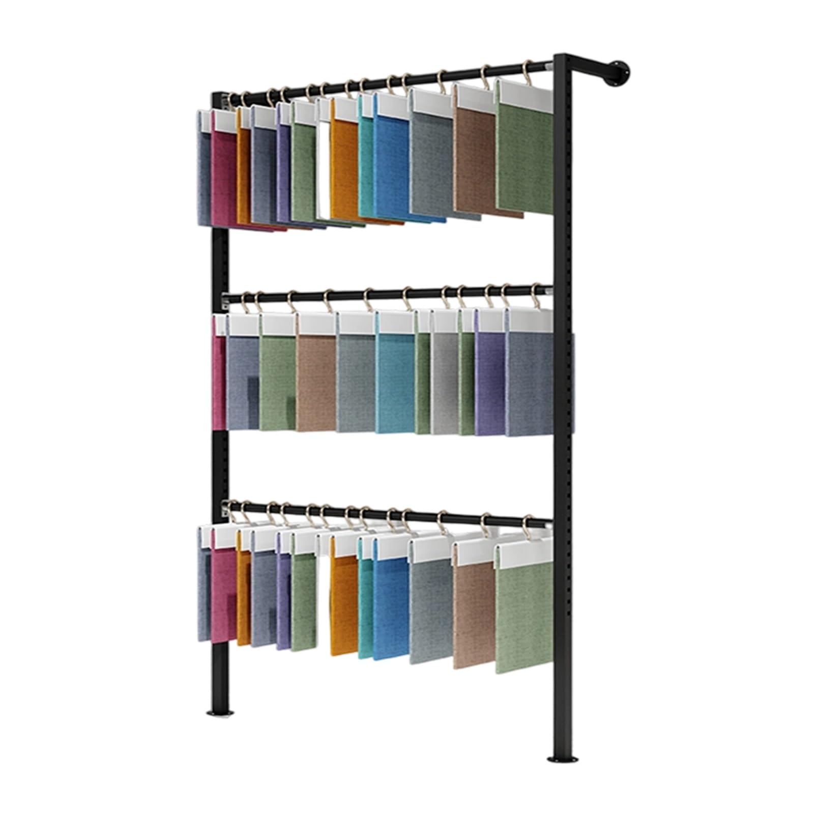 Porte-échantillons pour magasin de détail valorisant les tissus