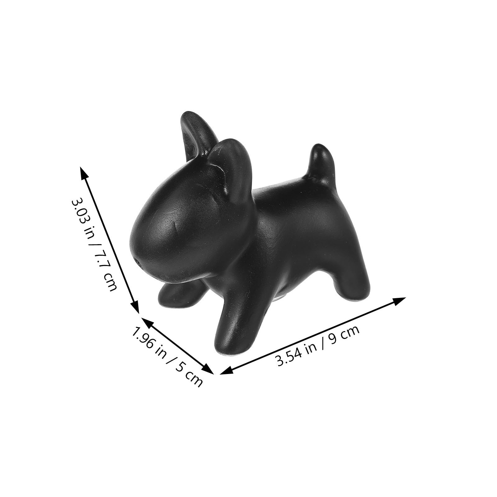 Contenants Épices 2pcs en Céramique Blanche Forme Chien, Style Créatif, Compact, Cuisine et Restaurant, Salières et Poivrières pour Poivre et Sel
