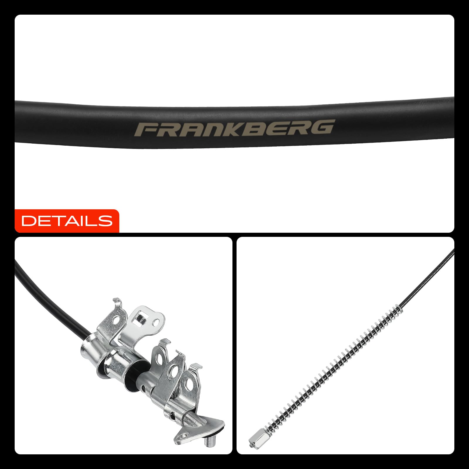 Frankberg 2x Cavi del Freno di Stazionamento Posteriore sinistro destro Compatibile con T.e.r.i.o.s F7 J2 1.3L 1.5L 2005-2025 Replace# 46420-B4010