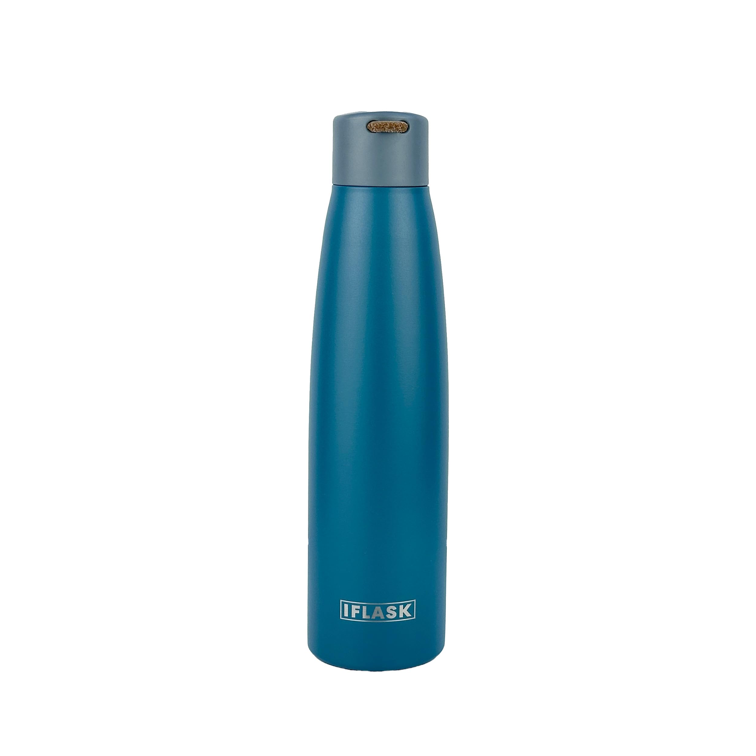 IFLASK 17oz Retro Shaped Water Bottle | 100% Leak Proof | Stainless Steel | Double Wall Vacuum Insulated Thermos Flask | BPA and Sweat free | Hot &