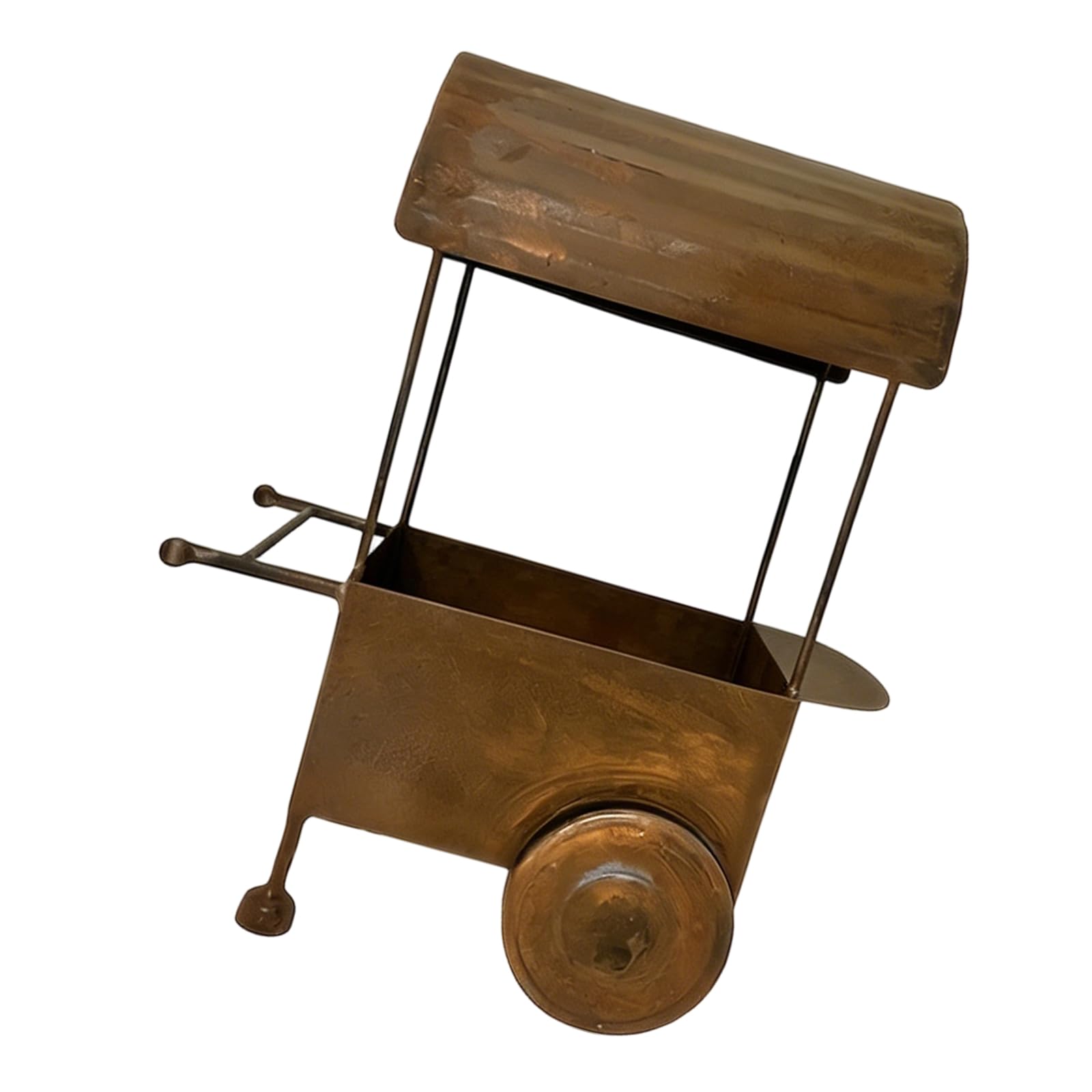 Tsophreniq Rusted Wheelbarrow Planter Container Flower Holder Ideal for Backyard Landscaping Garden and Home Decoration Antique Styles Planter