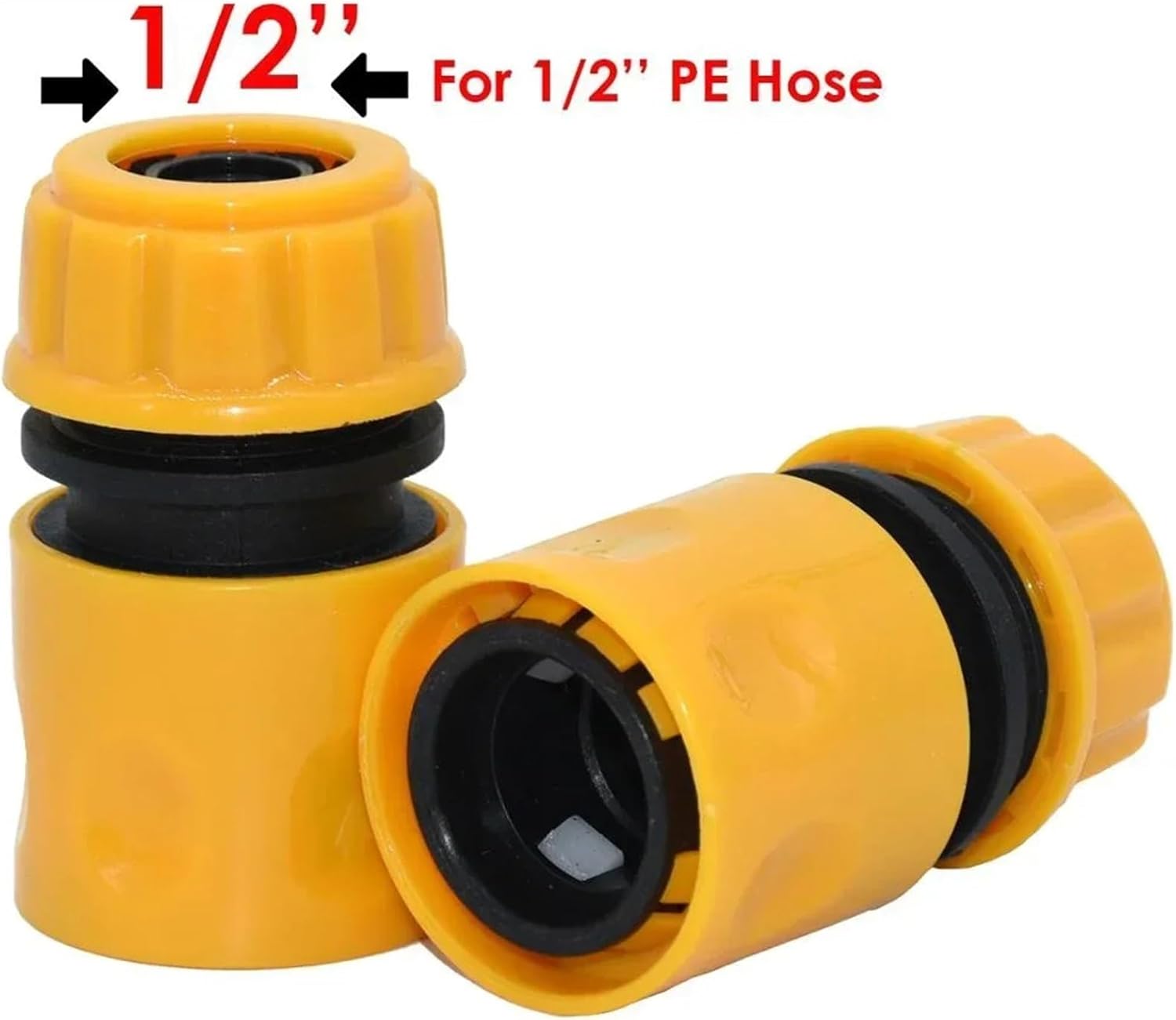 クイックカップリング、10個 3/4インチ 1/2インチ ホースコネクタ カップリングジョイントアダプタ ガーデン散水灌漑
