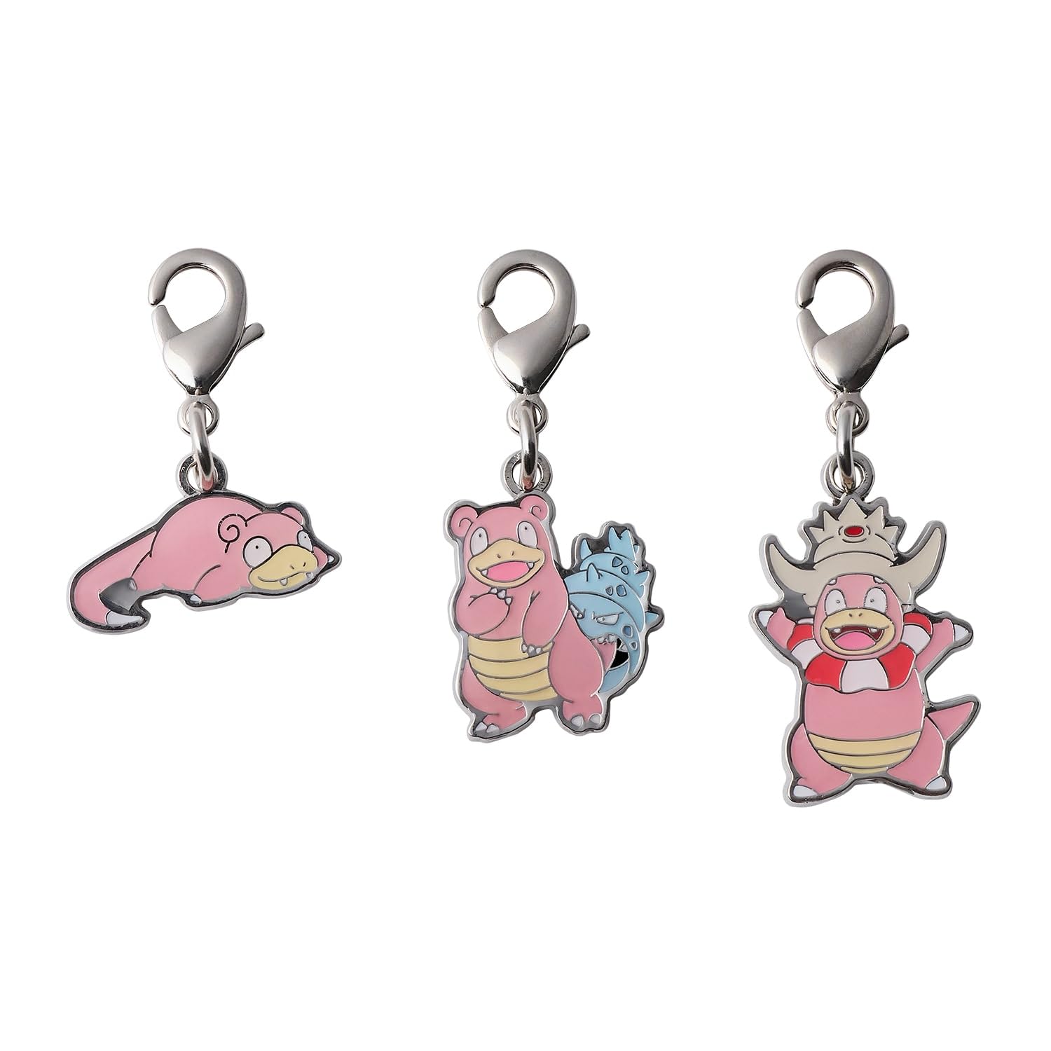 Slowpoke Slowbro Slowking - メタルチャームセット – ポケモンセンタージャパン – キーチェーン – ジッパープル