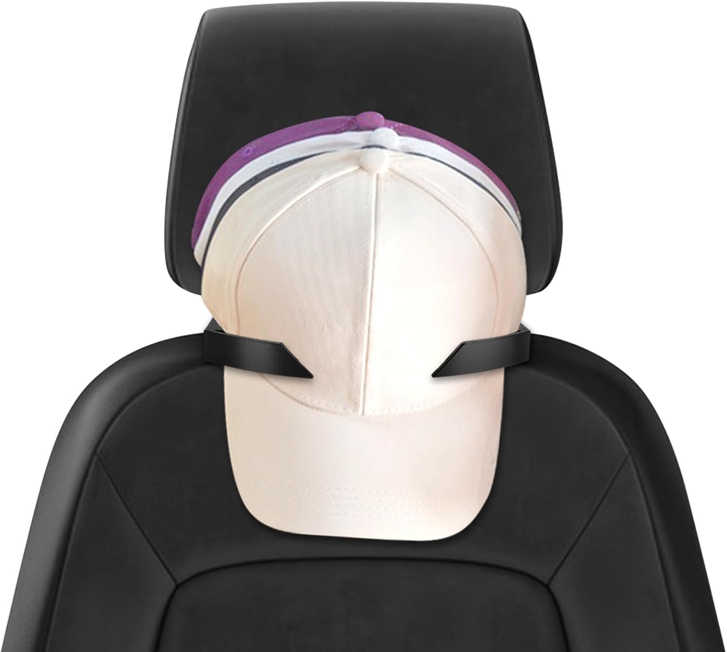 Headrest Hat Holder for Car Truck SUV,Holds Up to 5 Standard Baseball Caps
