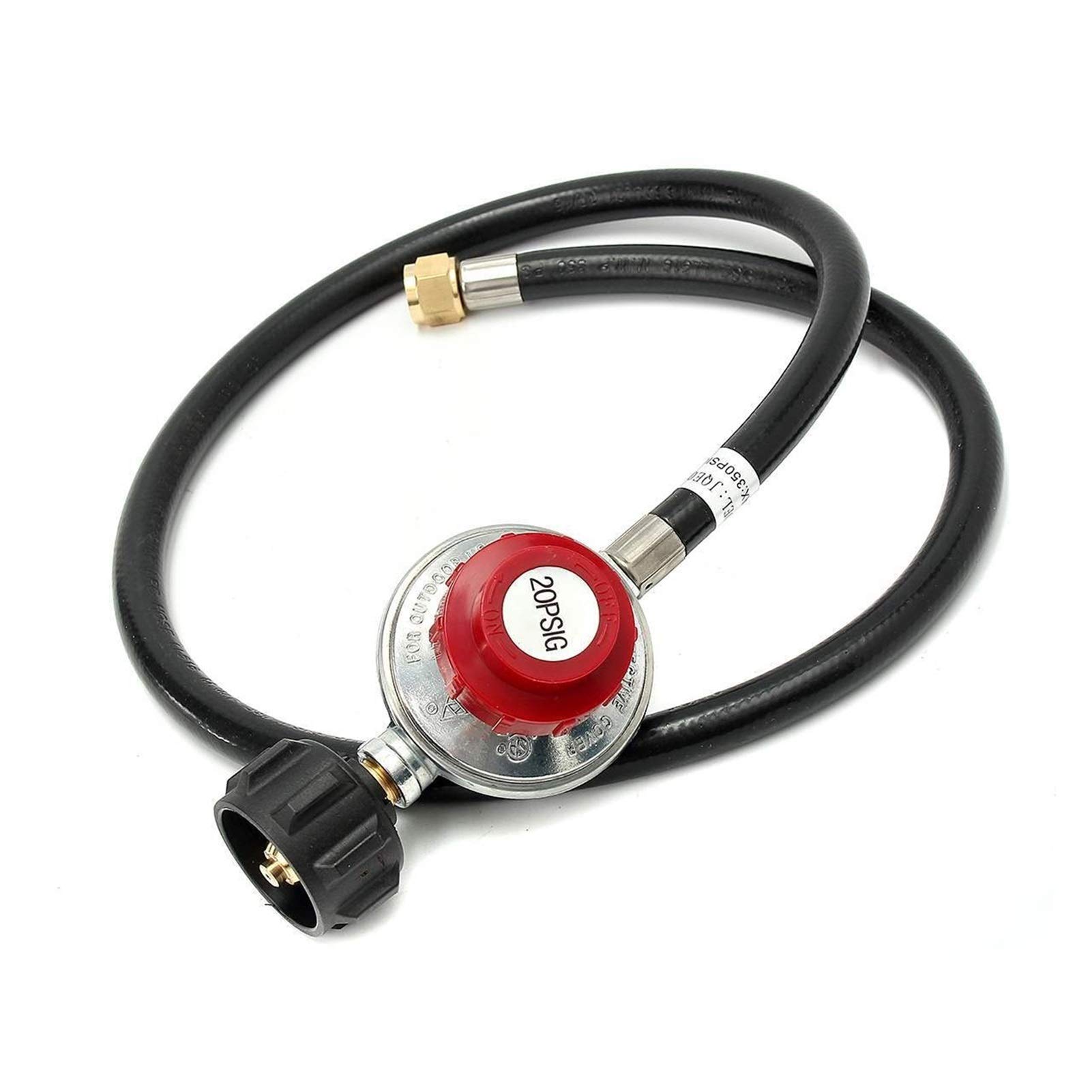 Buy oil pressure regulator High Pressure LPG Burner 20PSI Propane Regulator Stove Fryer With 4ft