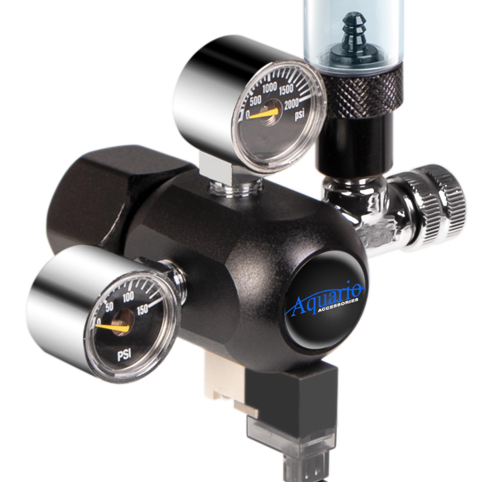 Aquario Professional 2.0 - Komplettes CO2-Set mit Elektroventil und 5L Flasche für Aquaristik: Präzisionsdosierung, Hochwertiger Diffusor, Einfache Installation