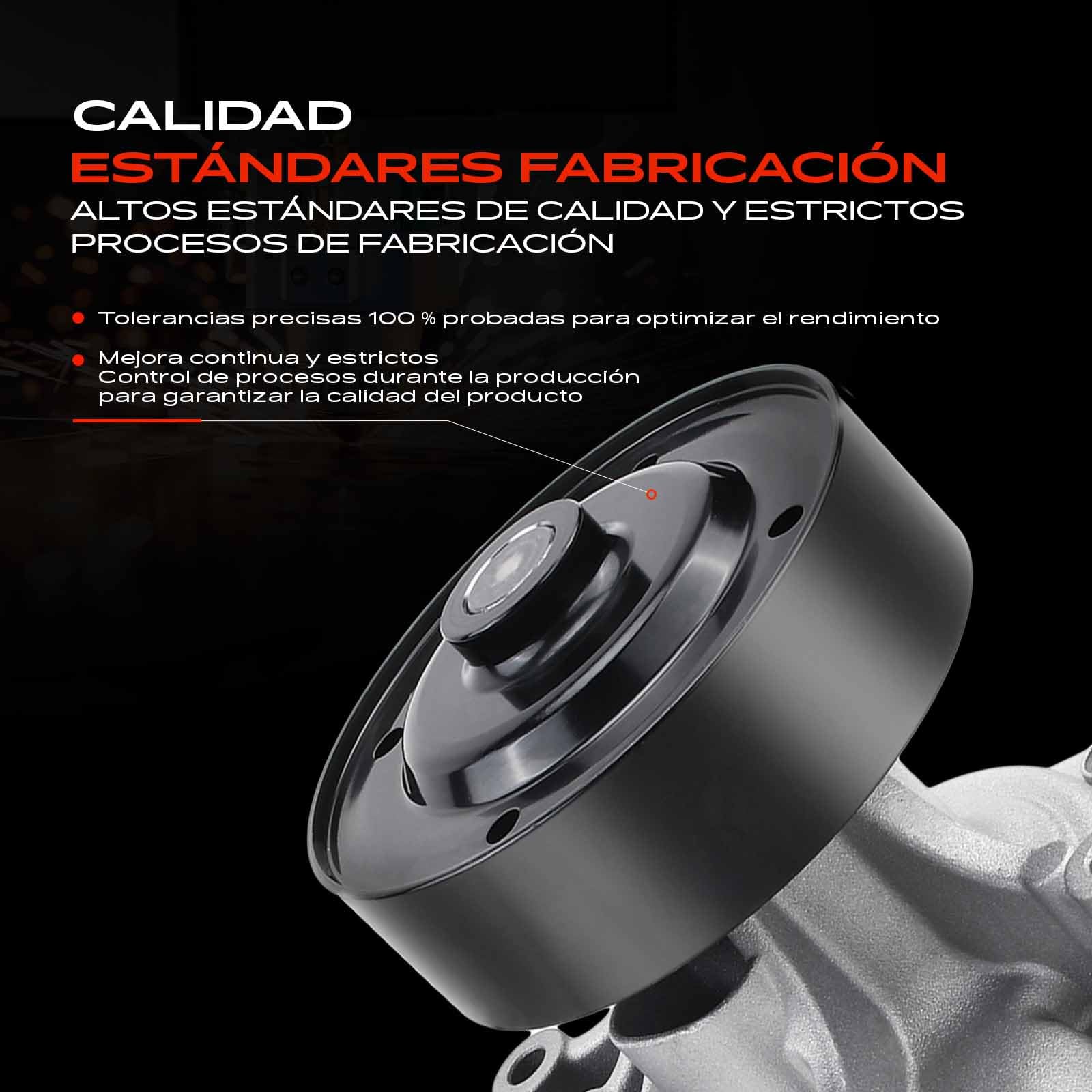 Frankberg Bomba de agua bomba de refrigerante SH0115100 | Compatible con: CX-5 KF, 3 BM BN, 6 Kombi GJ GL, CX-5 GH KE, 3 Saloon BM BN, 6 Saloon GJ GL
