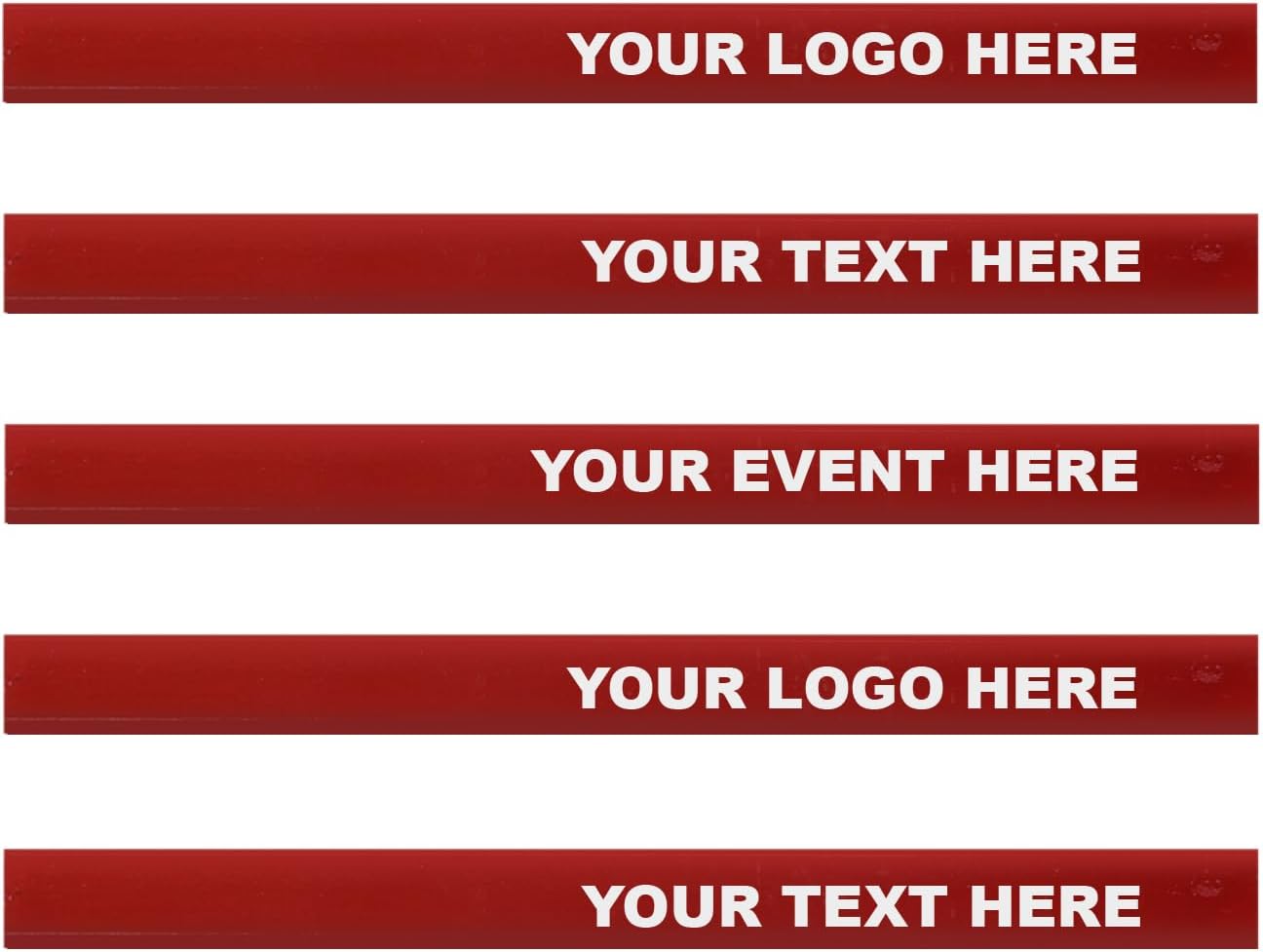 Custom Carpenter Pencils – Personalized Carpenter Pencils with Your Logo for Construction, Contractors & Promotional Giveaways – Bulk Printed Flat Wood Pencils (Dark Green, 500 Count, Pack of 1)