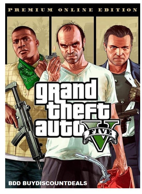 PACHO GTA 5 Grand Theft Auto V Premium Edition for PC, Enterprise Pack