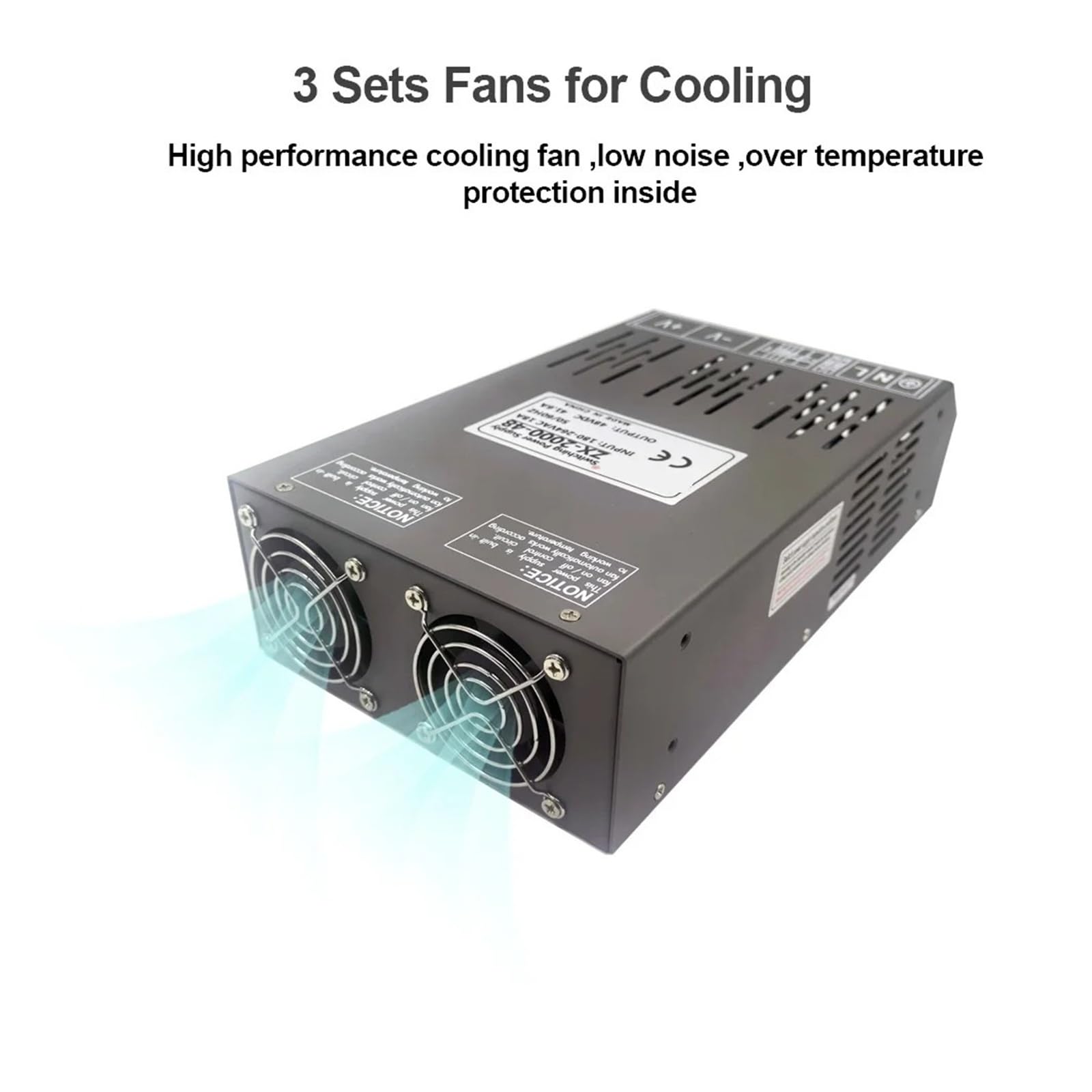 Alimentatore switching regolato da 2000 W da 12 V a 400 V CA-CC