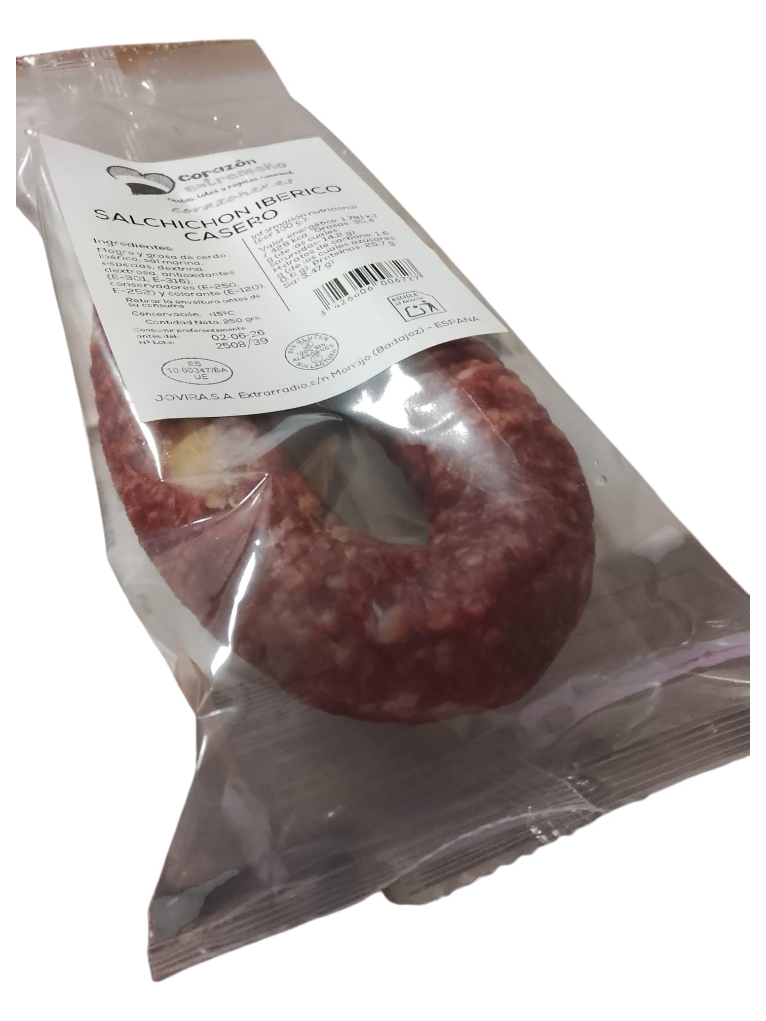 Cesta de Regalo para Empresas con Jamón Ibérico de Cebo, Panceta Ibérica Salada, Queso de Oveja Artesano, Chorizo Ibérico – Corazón Extremeño