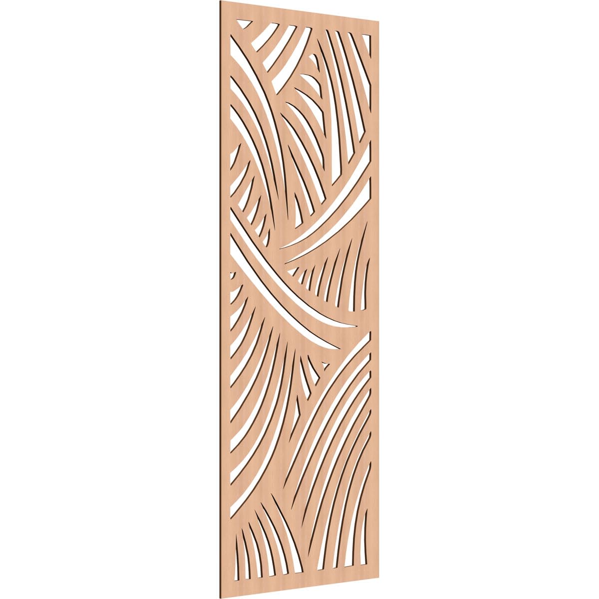 Chester Decorative Pierced Fretwork Wood Wall Panels, 33 3/8"W x 84 3/8"H x 1/4"T, Alder