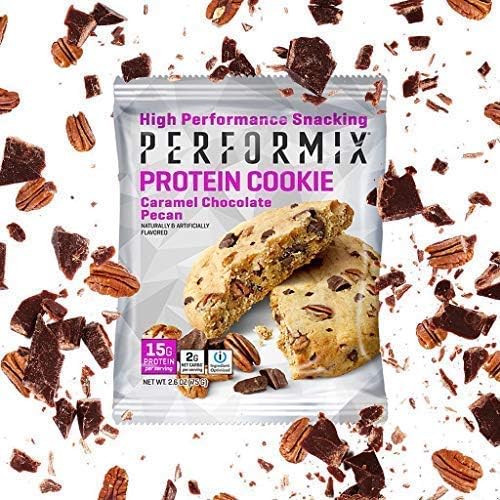 Performix Protein Cookies, Chocolate Pecan Salted Caramel, 12 Count Box