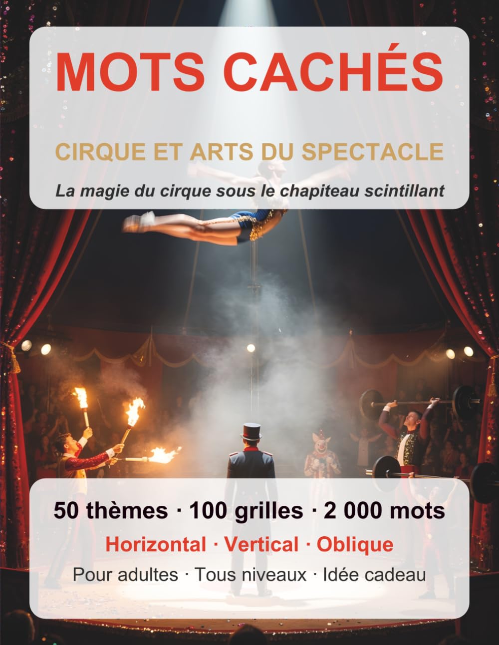 MOTS CACHES CIRQUE ET ARTS DU SPECTACLE: La magie du cirque sous le chapiteau scintillant