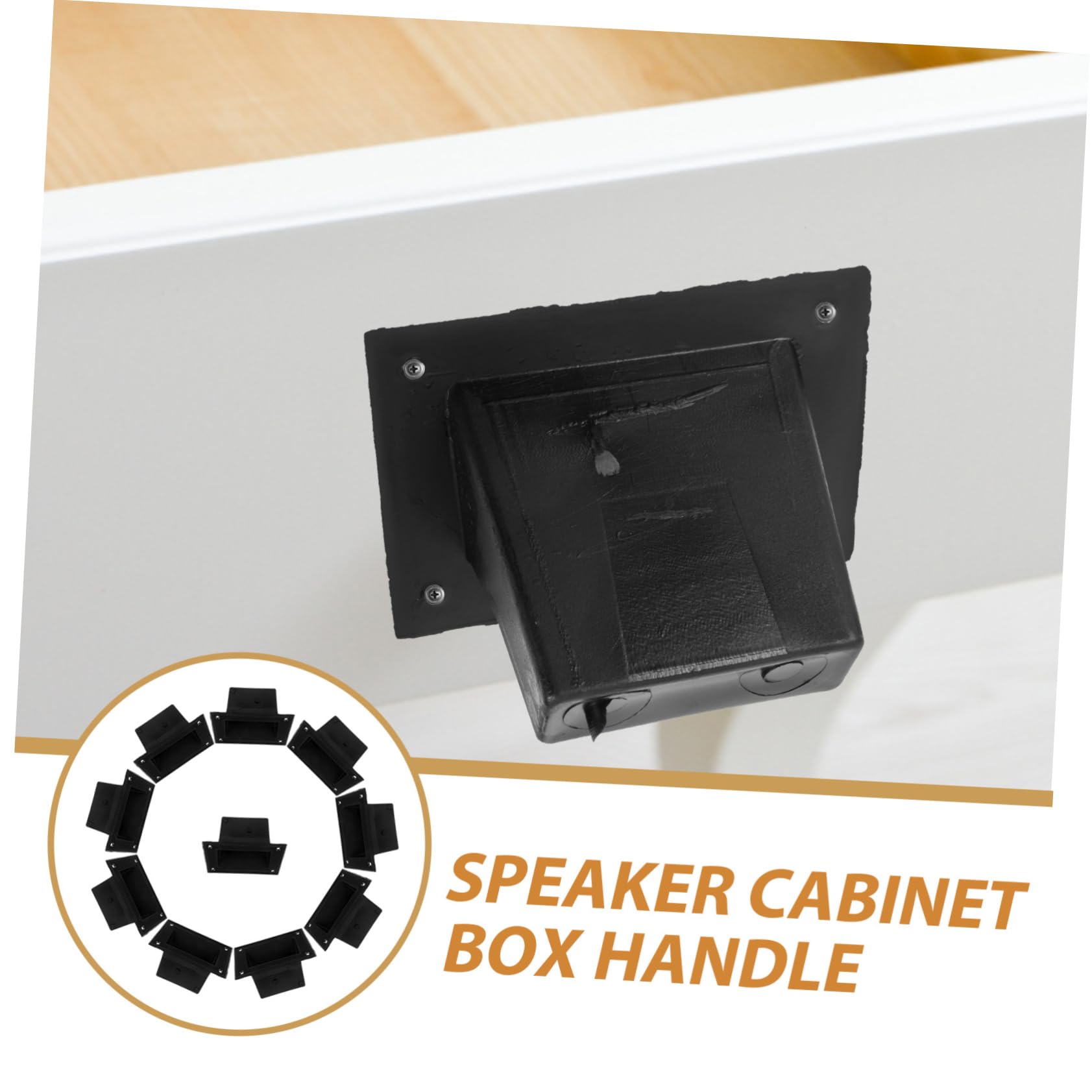 BESTonZON 10pièces Poignée Encastrable Pour Caisson De Haut-parleur De Accessoires De Scène Et Pratique Pour Événements