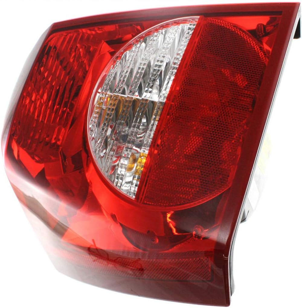 CarLights360 For 2008 2009 2010 2011 2012 Dodge Caliber Driver Side Tail Light CAPA Certified For 5160361AA | CH2800185