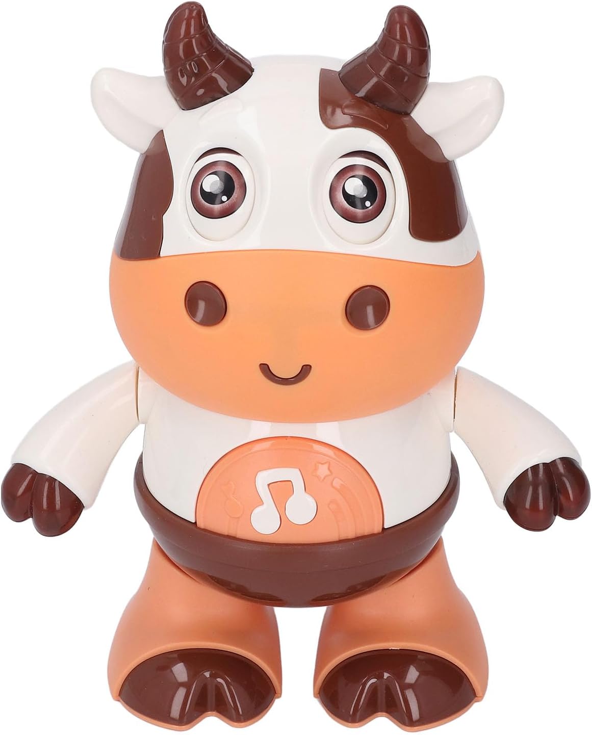 Asixxsix Electric Dancing Cow, Automatic Dancing with Colorful LED Lights Musical Cow Toys, Interactive Walking with Music and Battery Operated for Toddlers Kids Indoor Outdoor Play
