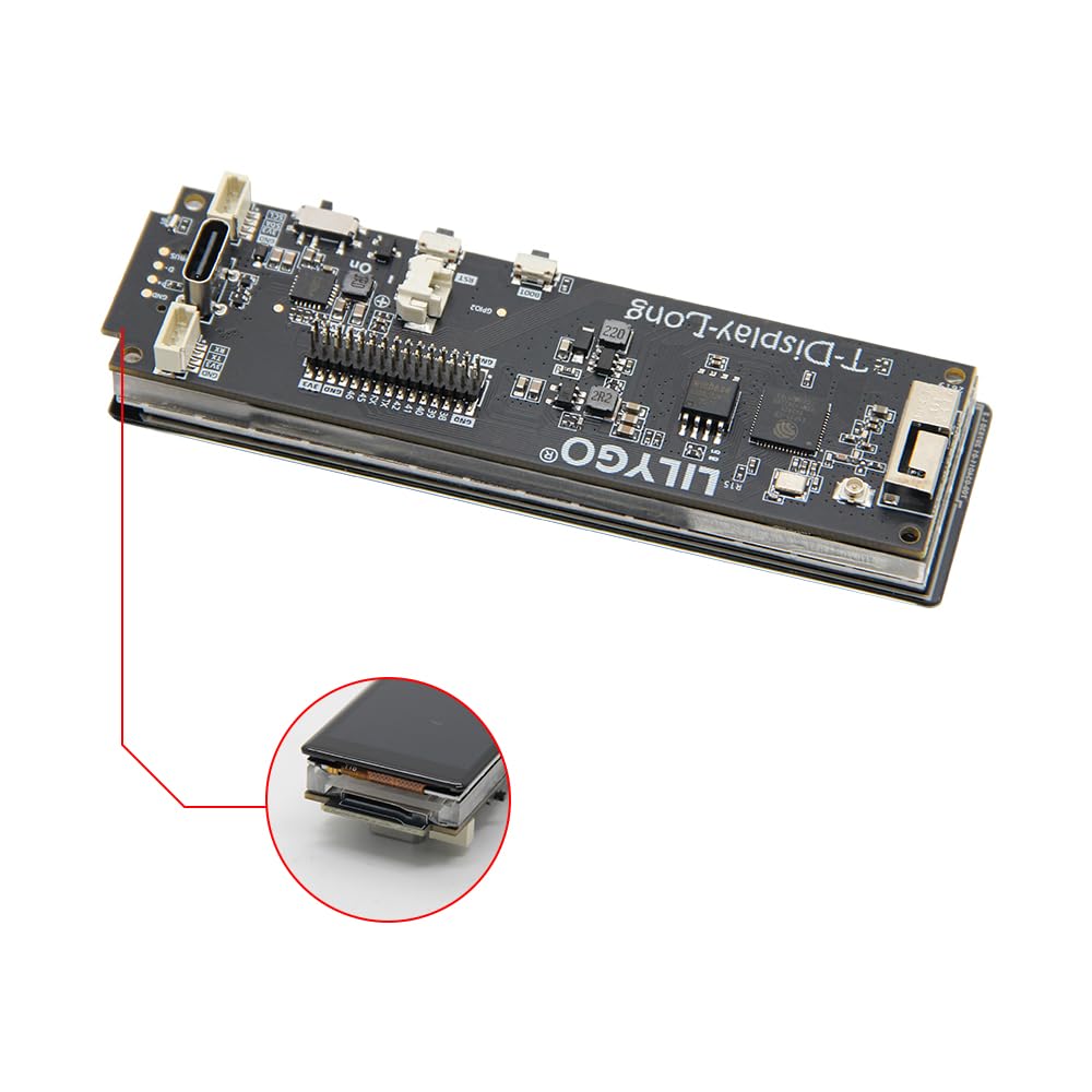 LILYGO T-Display-S3 Carte de développement ESP32-S3 avec écran tactile TFT LCD 3,4" 16 Mo Wi-Fi 802.11 BLE 5+