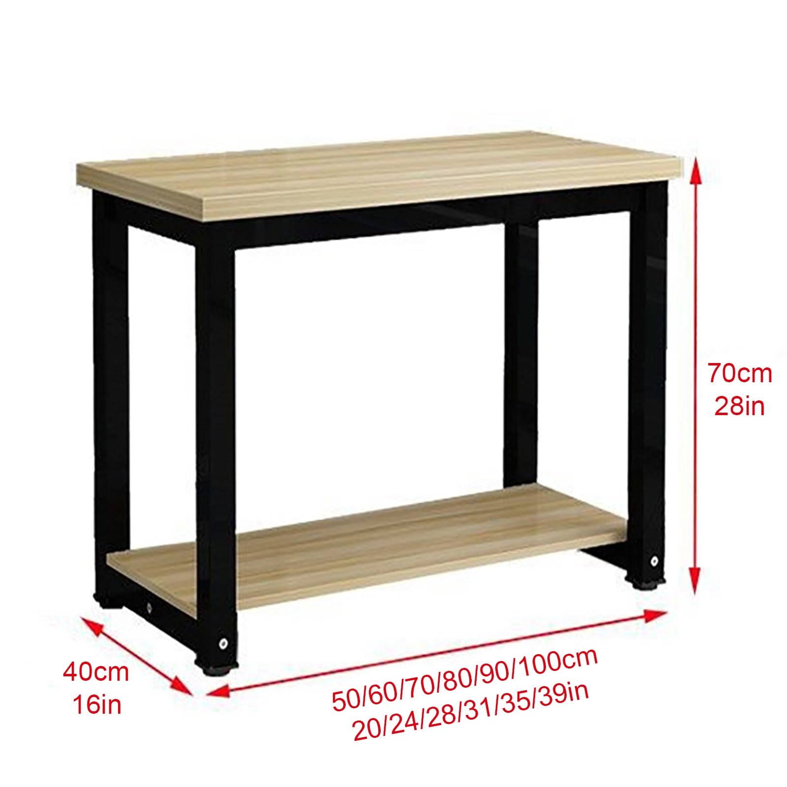 Scaffale per Acquario, Acquario con Mobile | Legno Massello, Piedini Protettivi Antiscivolo, Facile da Installare, Portata di 200 kg(White B,90x40x70cm/35x16x28in)