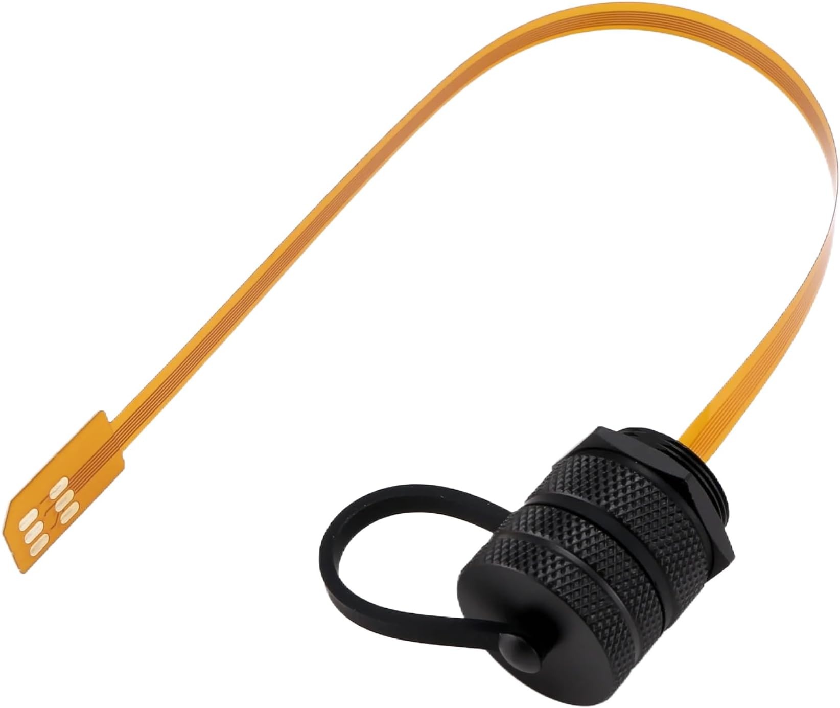 Waterproof Micro-SIM Extension Cable IP67 Micro-Sim Panel Mount Extension Cable for Cabinet Chassis Case Frame Envelope