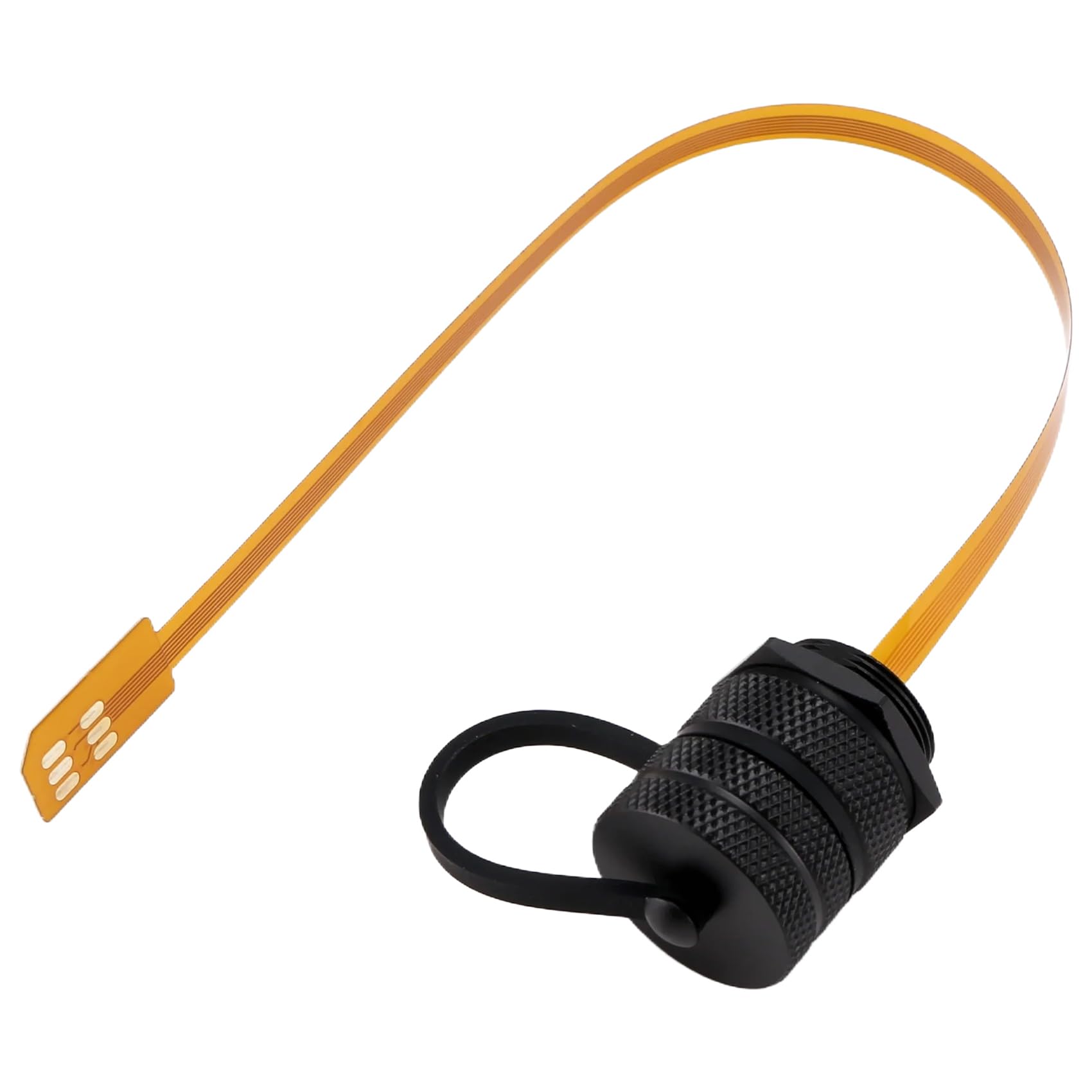 Jasaly Waterproof Micro-SIM Extension Cable IP67 Micro-Sim Panel Mount Extension Cable for Cabinet Chassis Case Frame Envelope