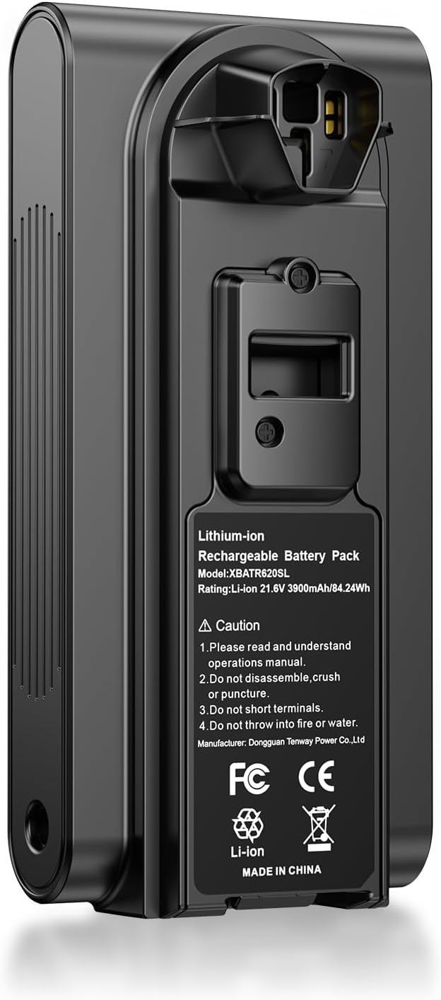 Replacement for XBATR620SL Battery Compatible with Shark IZ540H IZ562H UZ565H LZ500 Cordless Vacuum Cleaner 21.6V 3.9Ah Lithium Battery Pack Not for IZ840H Series