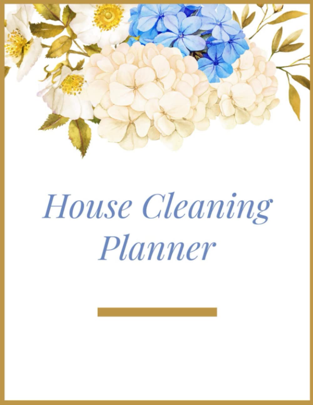 House Cleaning Planner: home cleaning schedule and checklist for adults, household chores planner cleaning checklist