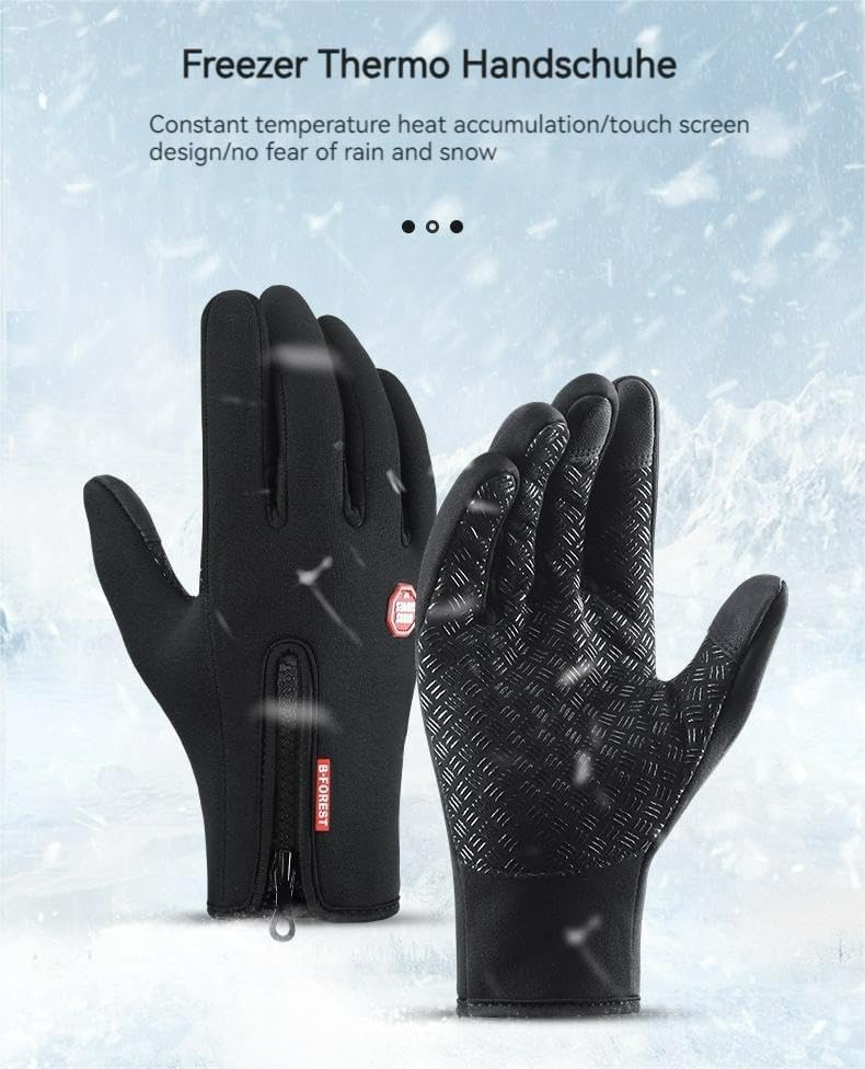 SKFLABOOF Freezer Thermo Handschuhe Pro - Adventure Gloves, Herren Damen  Winter Warme Gefttert Lederhandschuhe Wasserdicht Arbeitshandschuhe ...
