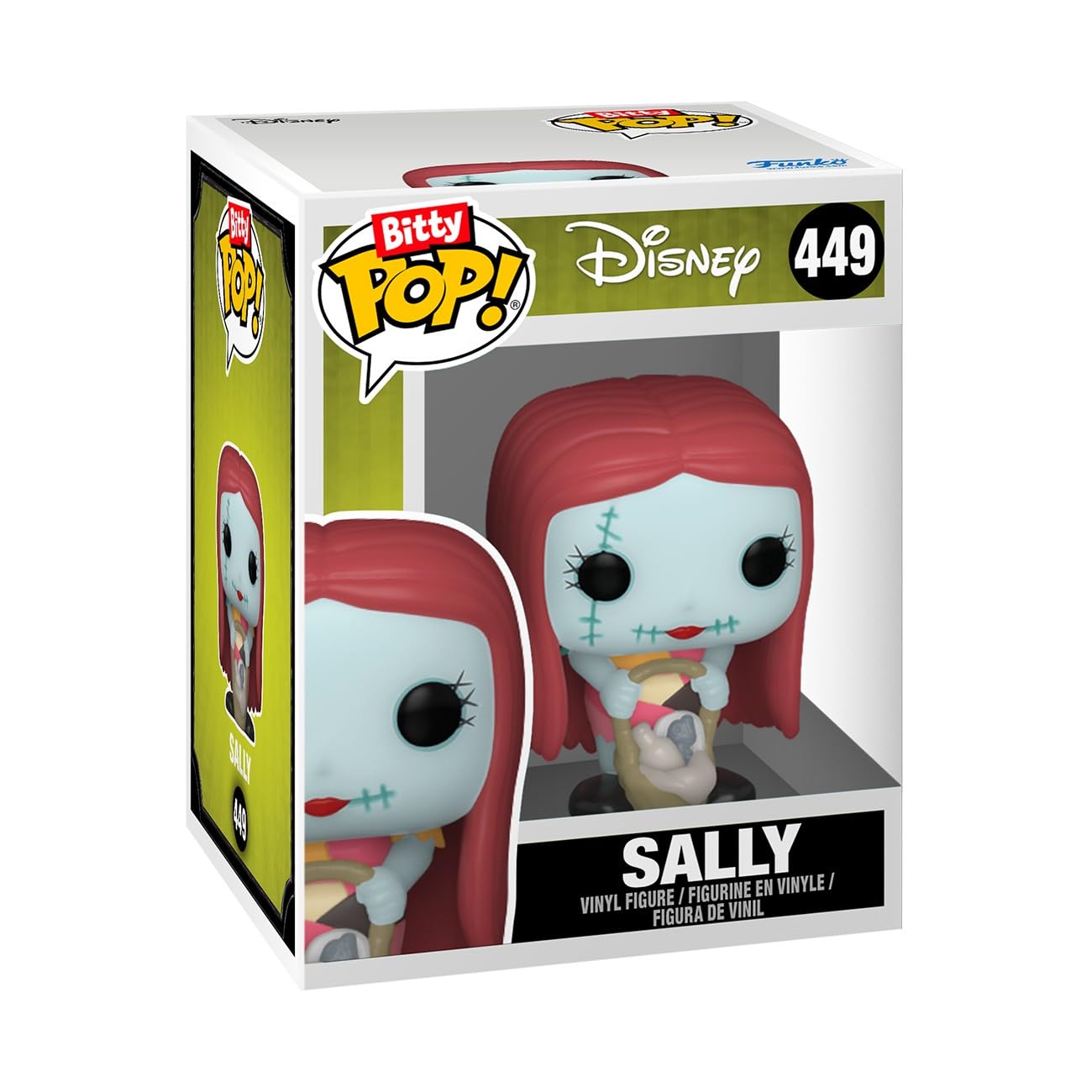 Funko Pop! Starter Set: The Nightmare Before Christmas Bitty Bundle Pack - 6 Pack - Zero, Sally, Jack Skellington, Bitty Ride Snowmobile, and Bitty Town Jack's House - Gift Idea - Disney Fans