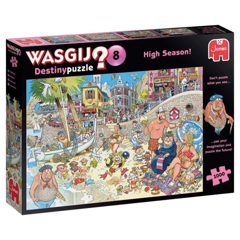 Wasgij Destiny 8 High Season puzzle Jumbo 1000 pc anti-ennui