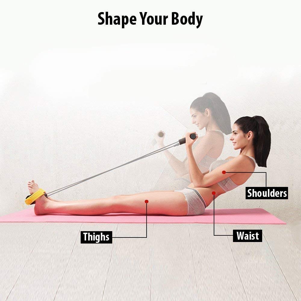 KRUPANIDHI Double String Push Pull Waist Trimmer Abs Exerciser Body Tonner Fitness Equipment 3