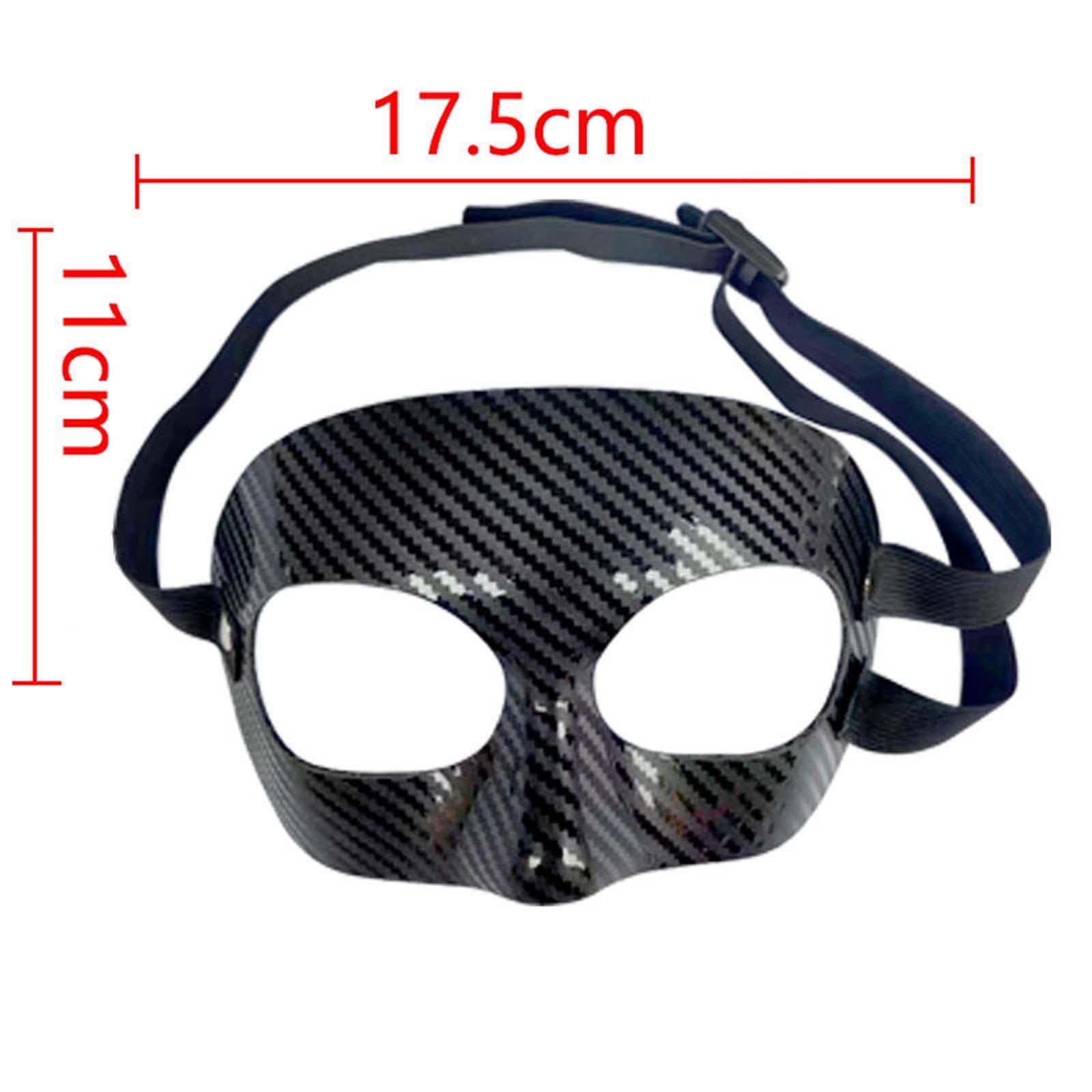 Amagogo Protezione per Il Naso Maschera da Basket Maschera da Softball Resistente Copertura Protettiva per Il Viso Maschera Sportiva per Sport Wrestling