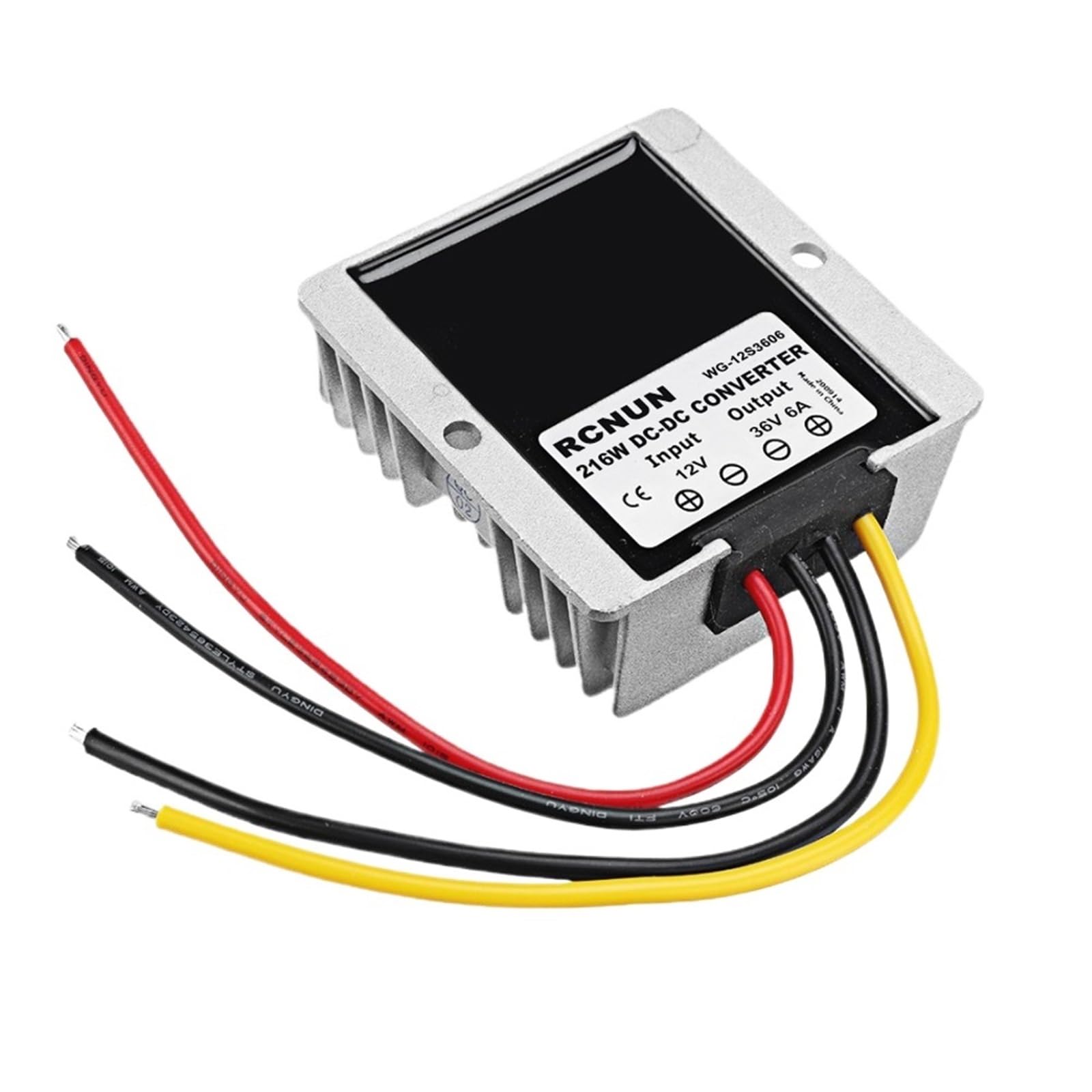 Convertisseur Boost 12V à 36V 6A : régulateur de tension DC-DC étanche