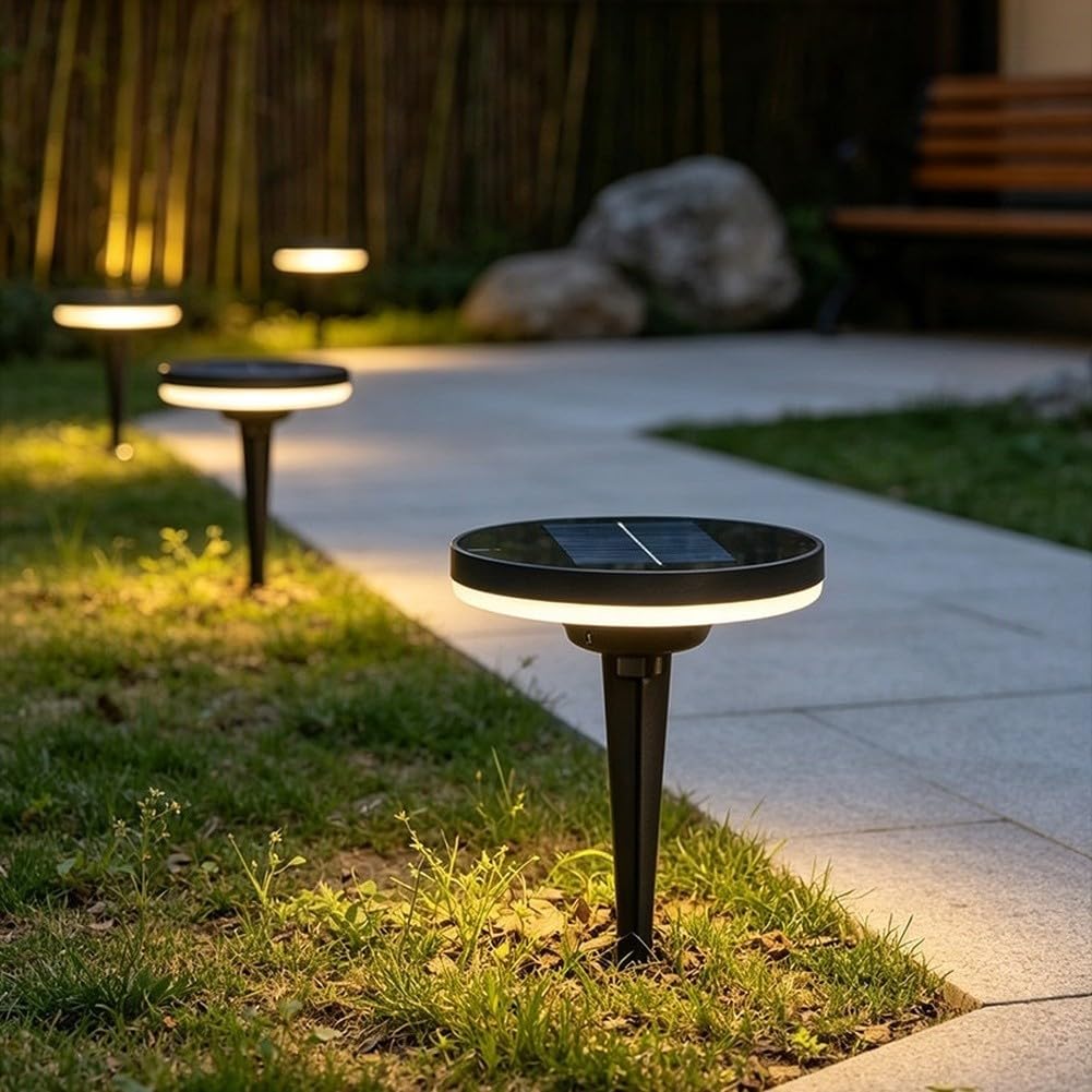 Lámpara LED Solar Exterior para acero Inoxidable Lámpara LED