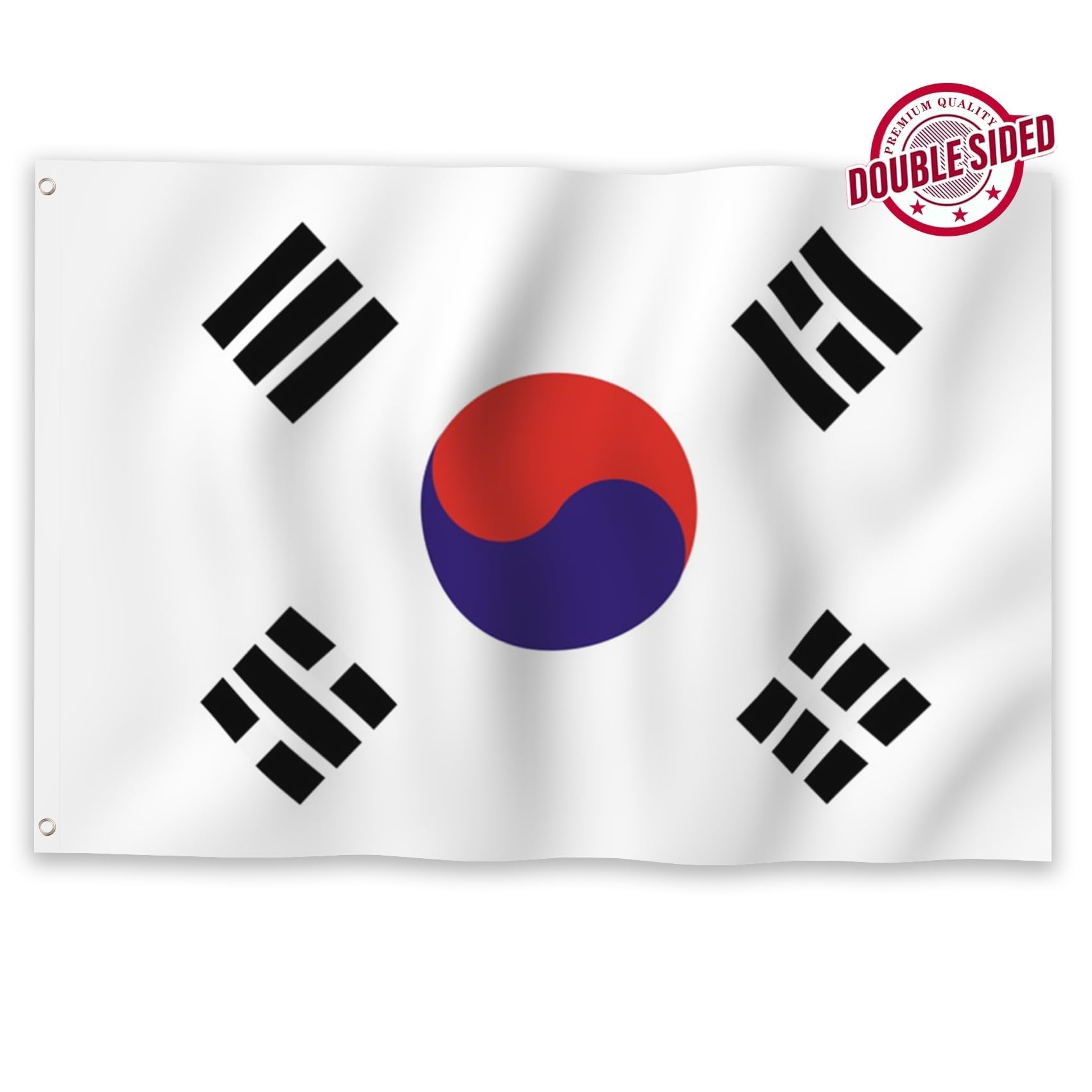 Amazon.com : YongFoto South Korean Flag 2x3ft Double Sided S Korea