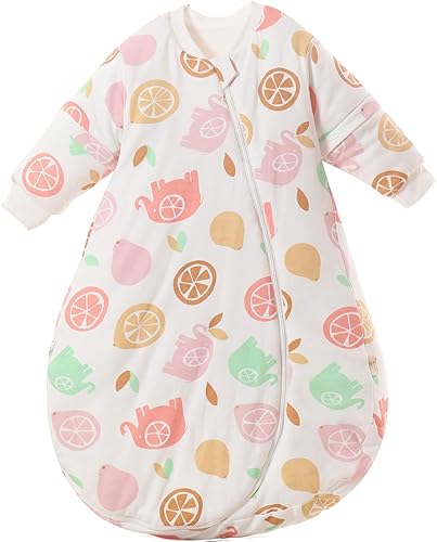 bebé orgánico saco de dormir otoño todas las estaciones desmontable manga portátil manta