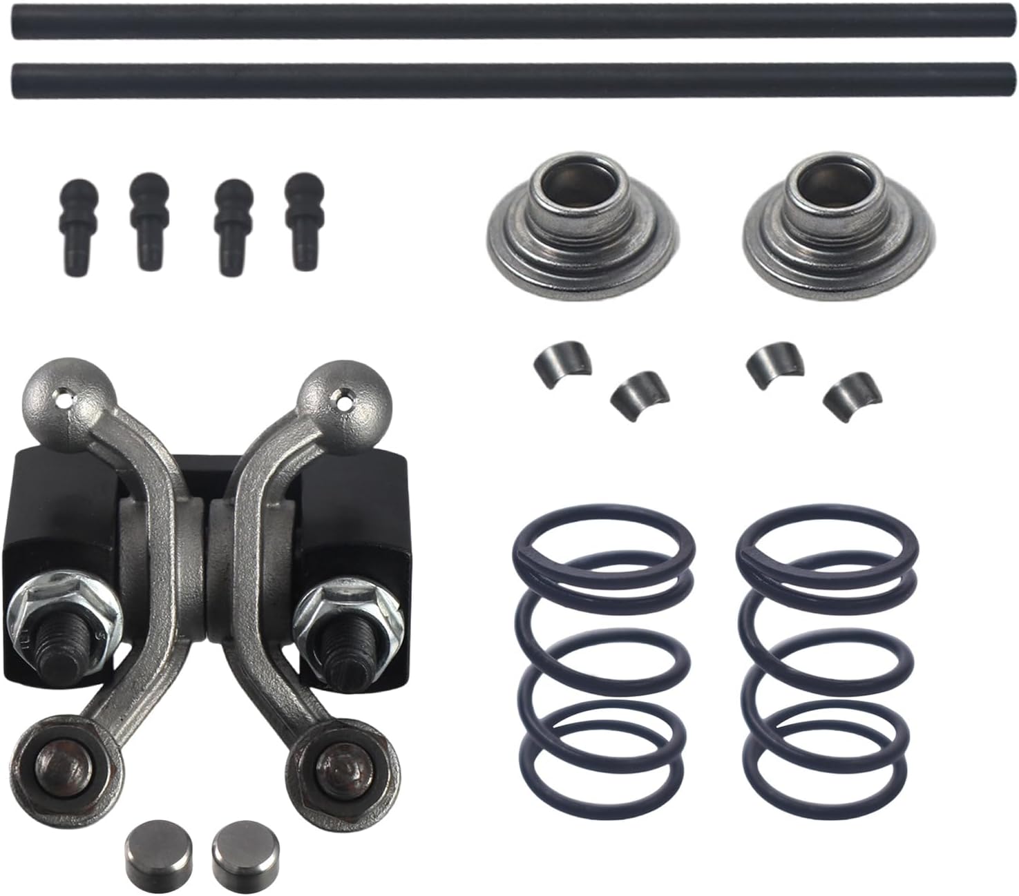 Upgrade 1.3 Ratio Solid cast Racing Shaft Rocker Arm with Push Rod and 22lb springs for Predator 196cc 212cc 224cc Non Hemi for Honda GX160 GX200 Engine MiniBike Performance Parts