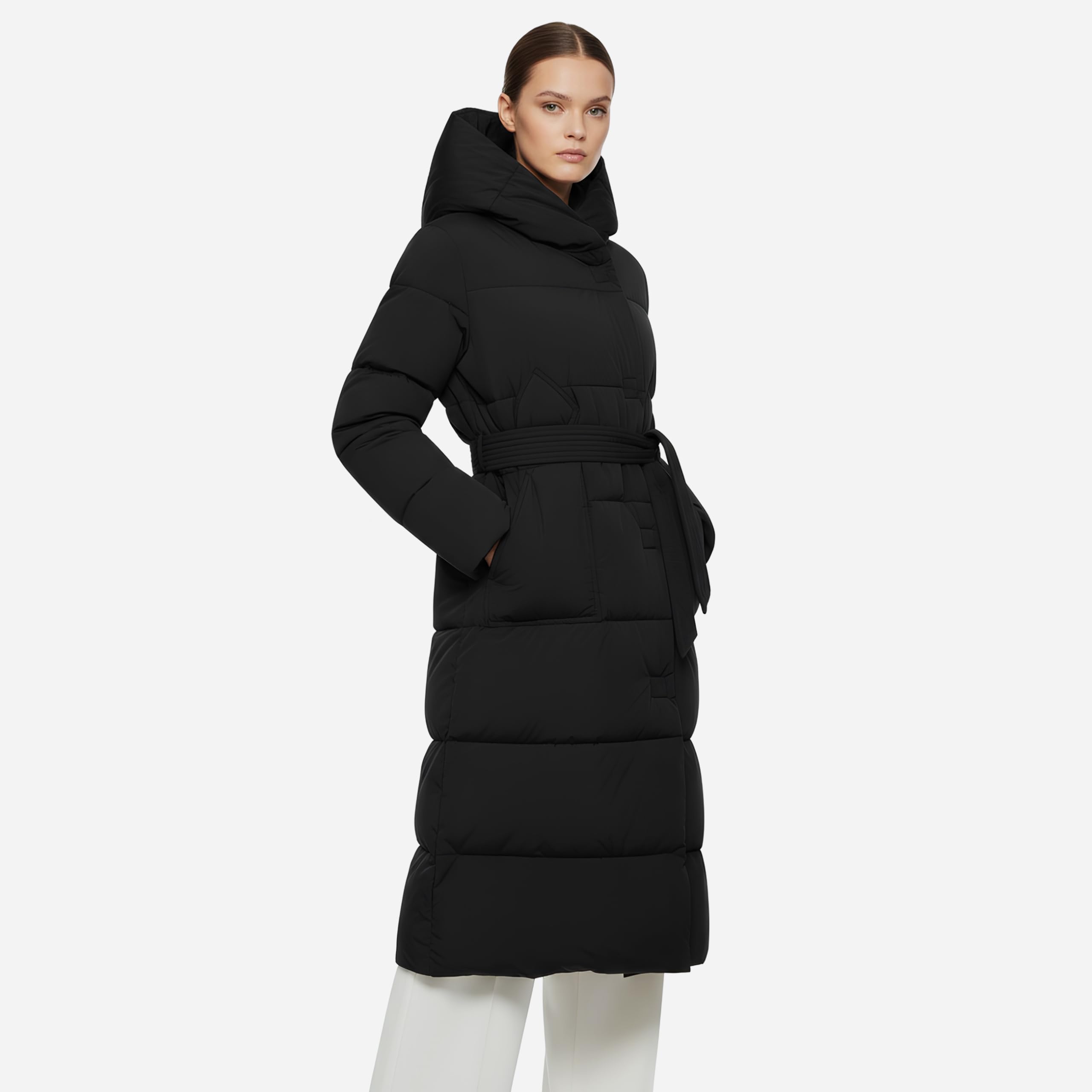 Cappotto donna ARTIKA Elyse Coat N728 piumino lungo inverno cappuccio giubbotto