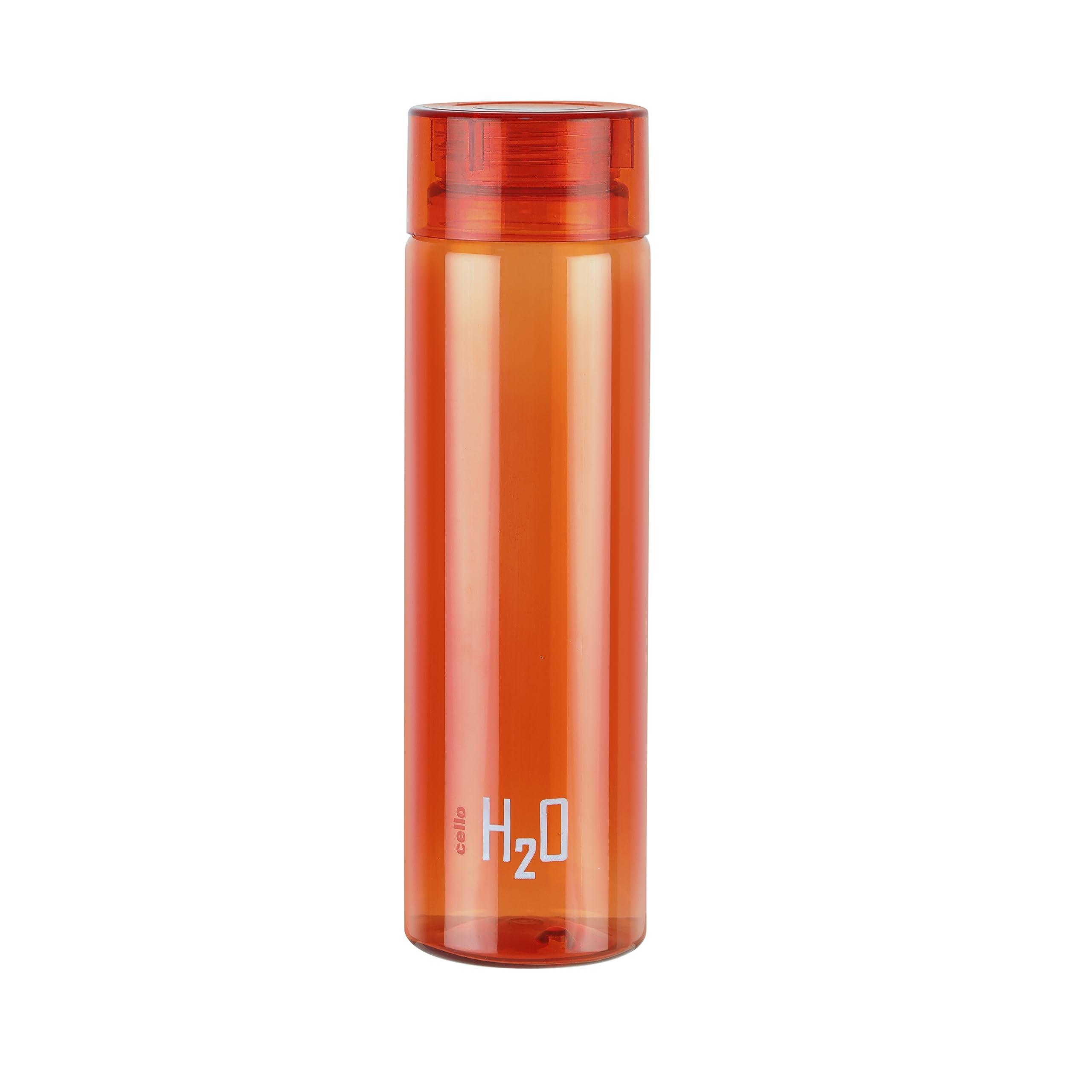 CelloH2O Plastic Unbreakable Bottle, 1 Litre, Orange
