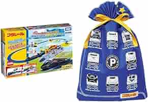 Takara Tomy - プラレール もっとトミカと遊ぼう！はこんで出発！情景いっぱい駅前ロータリーセット 71-zxlQZBhL._UF350,350_QL80_.jpg