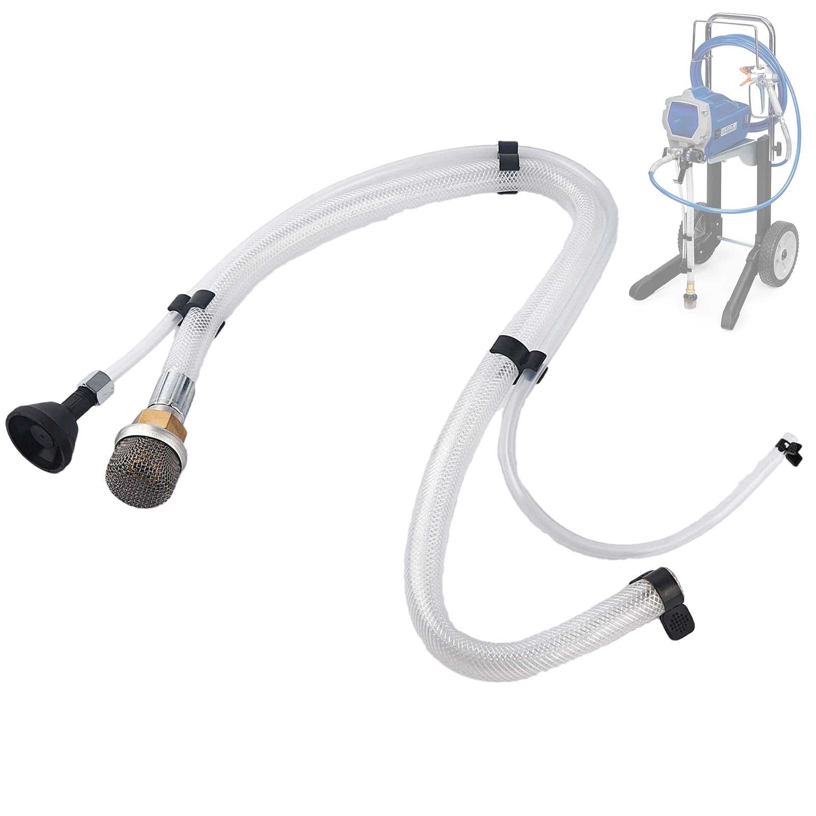 Tube d'aspiration pour pulvérisateur Graco Magnum complet