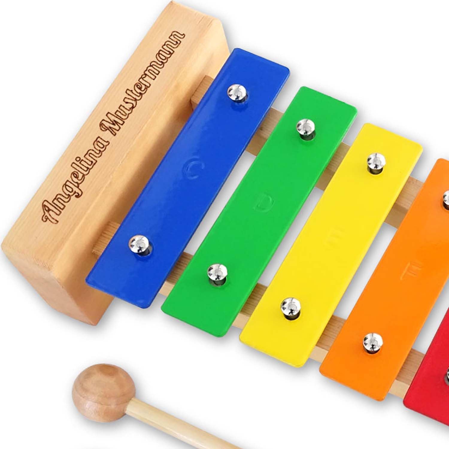 keepdrum KGS Pro personalisiertes Glockenspiel mit Wunsch-Gravur