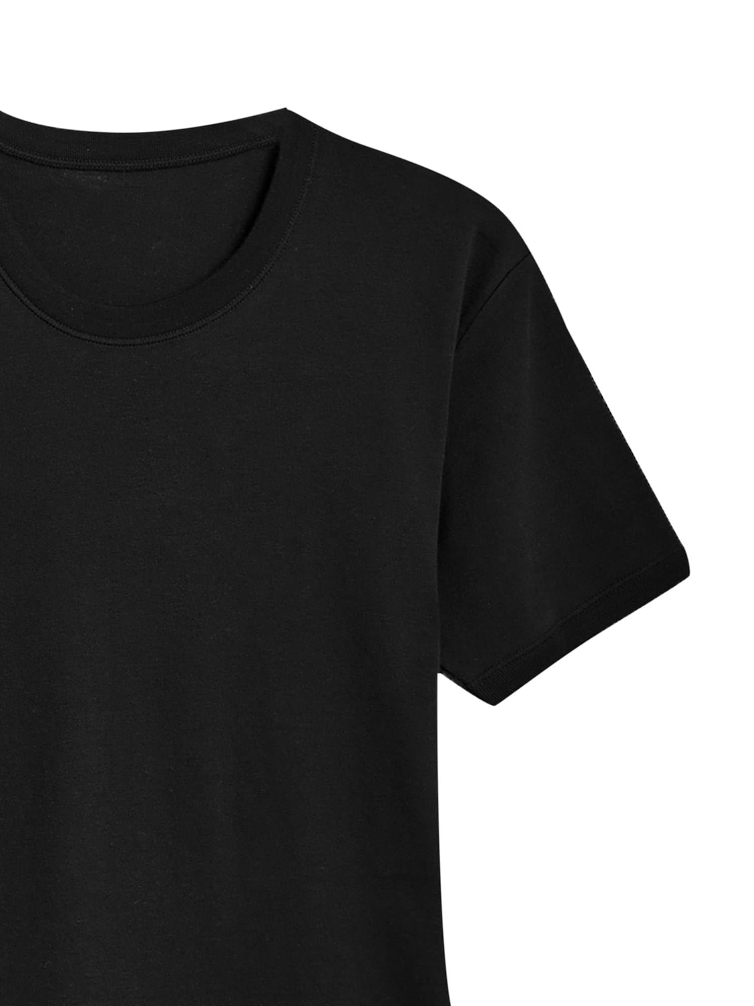Marks & Spencer Camisetas de Algodón Puro para Hombre Pack de 3, Ajuste Normal